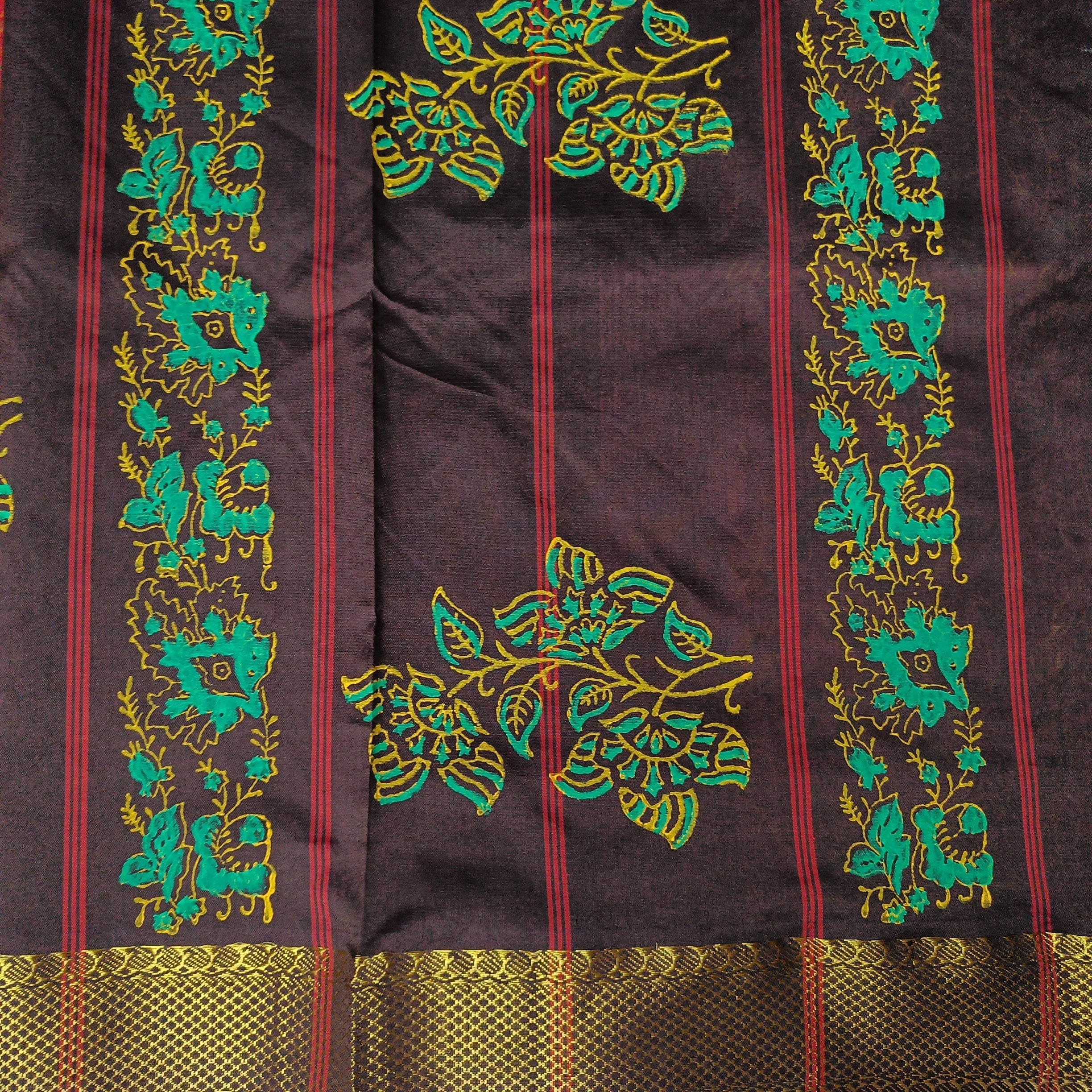 Semi Silk cotton printed Madisar