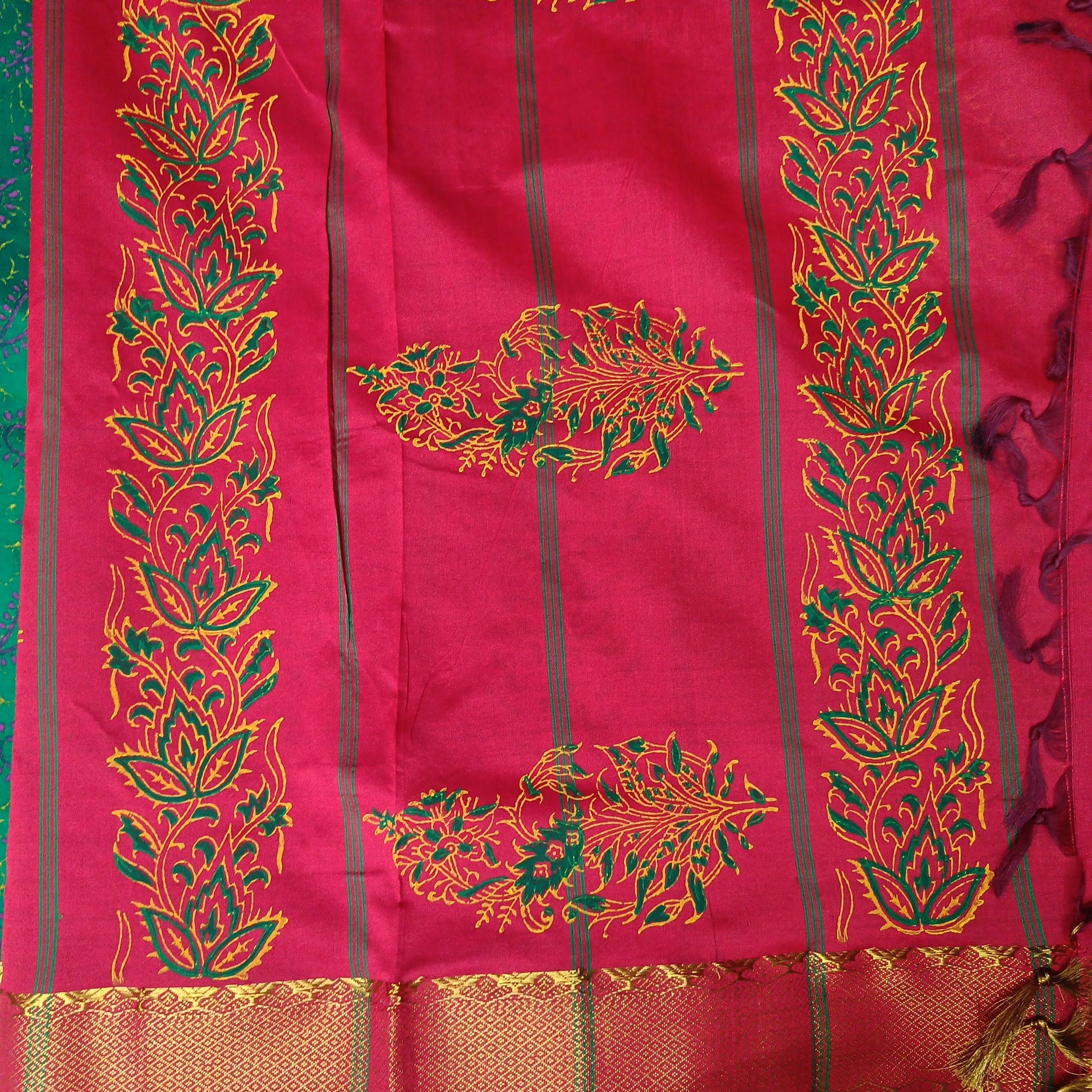 Semi Silk cotton printed Madisar