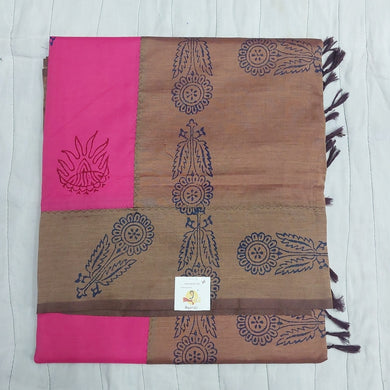 printed Poly cotton 6yardz Sarees