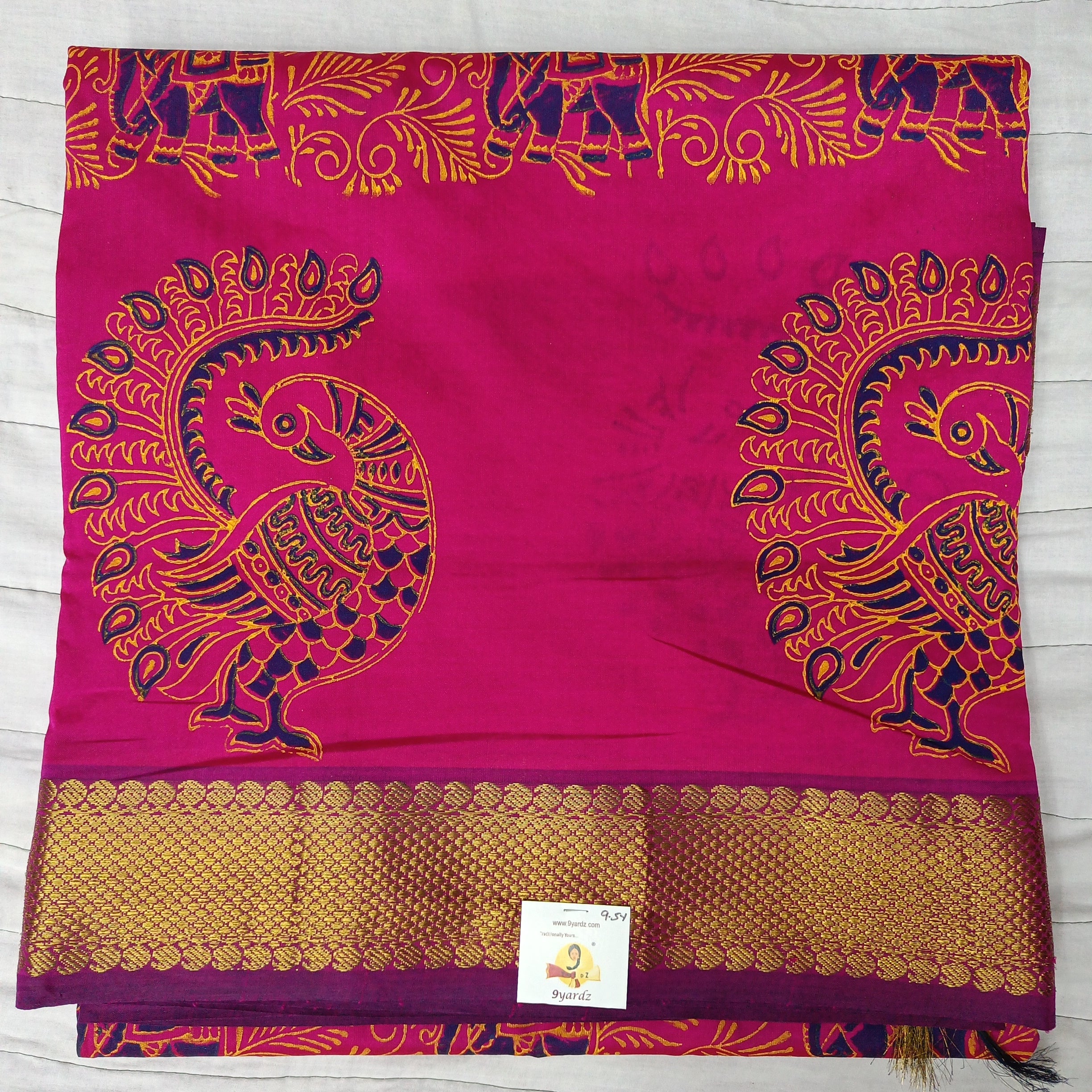 Semi Silk cotton printed Madisar