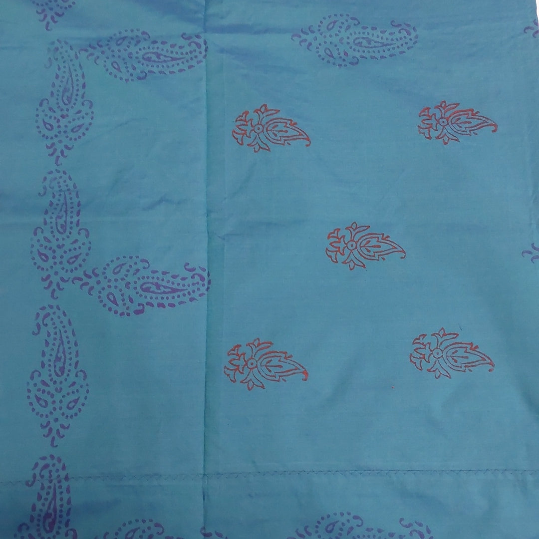 printed Poly cotton 6yardz Sarees