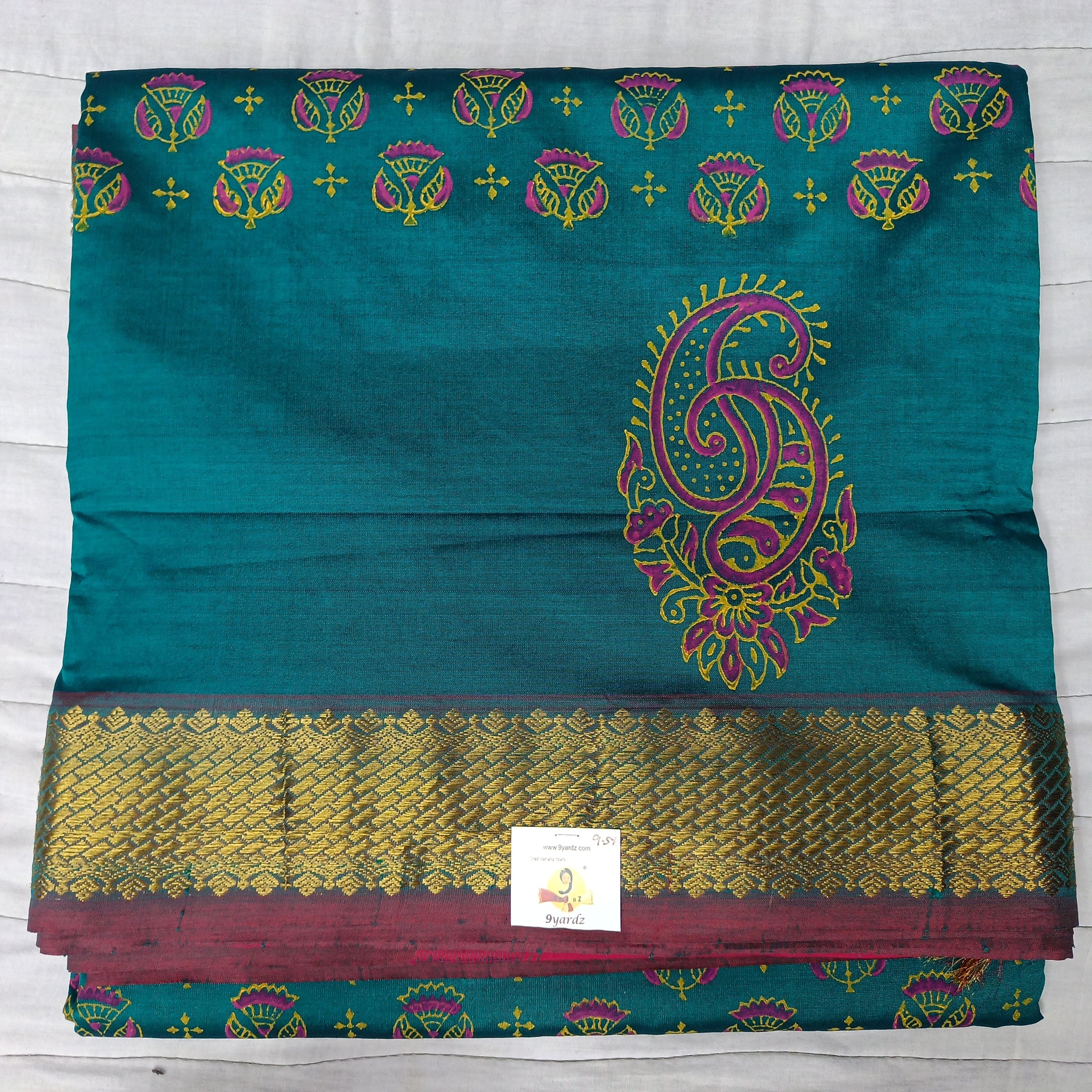 Semi Silk cotton printed Madisar