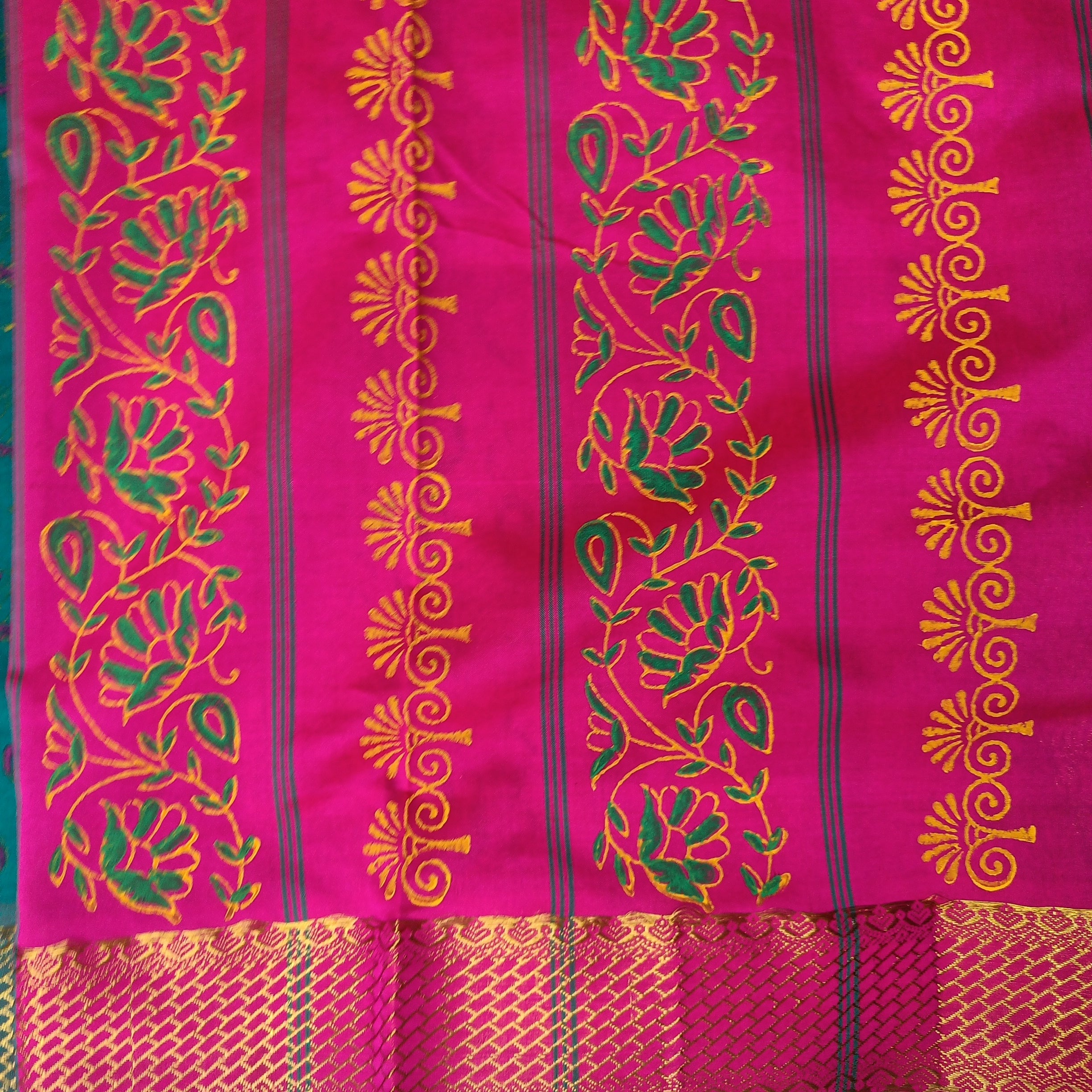 Semi Silk cotton printed Madisar