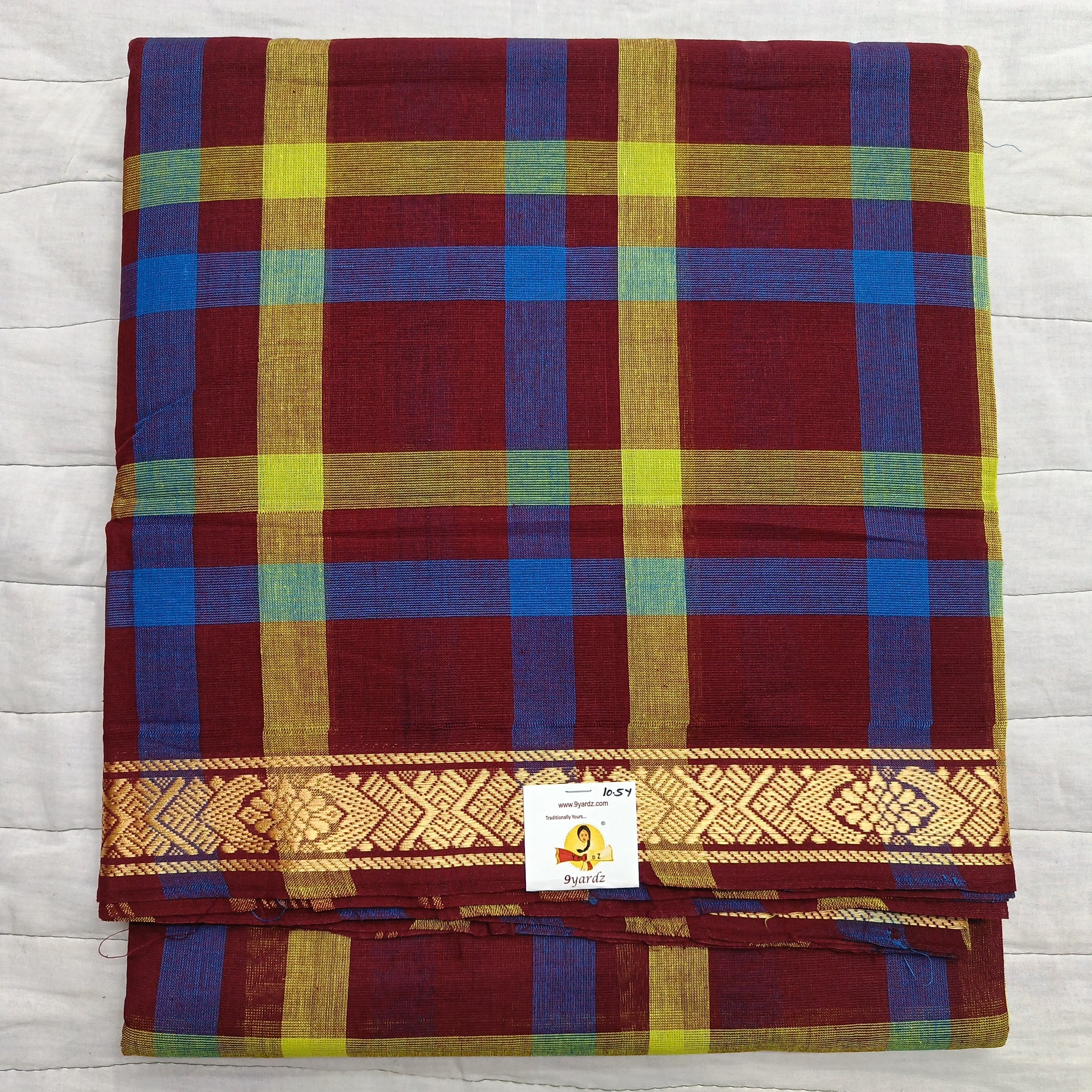 Chettinadu / Karaikudi cotton 10.5 yards madisar