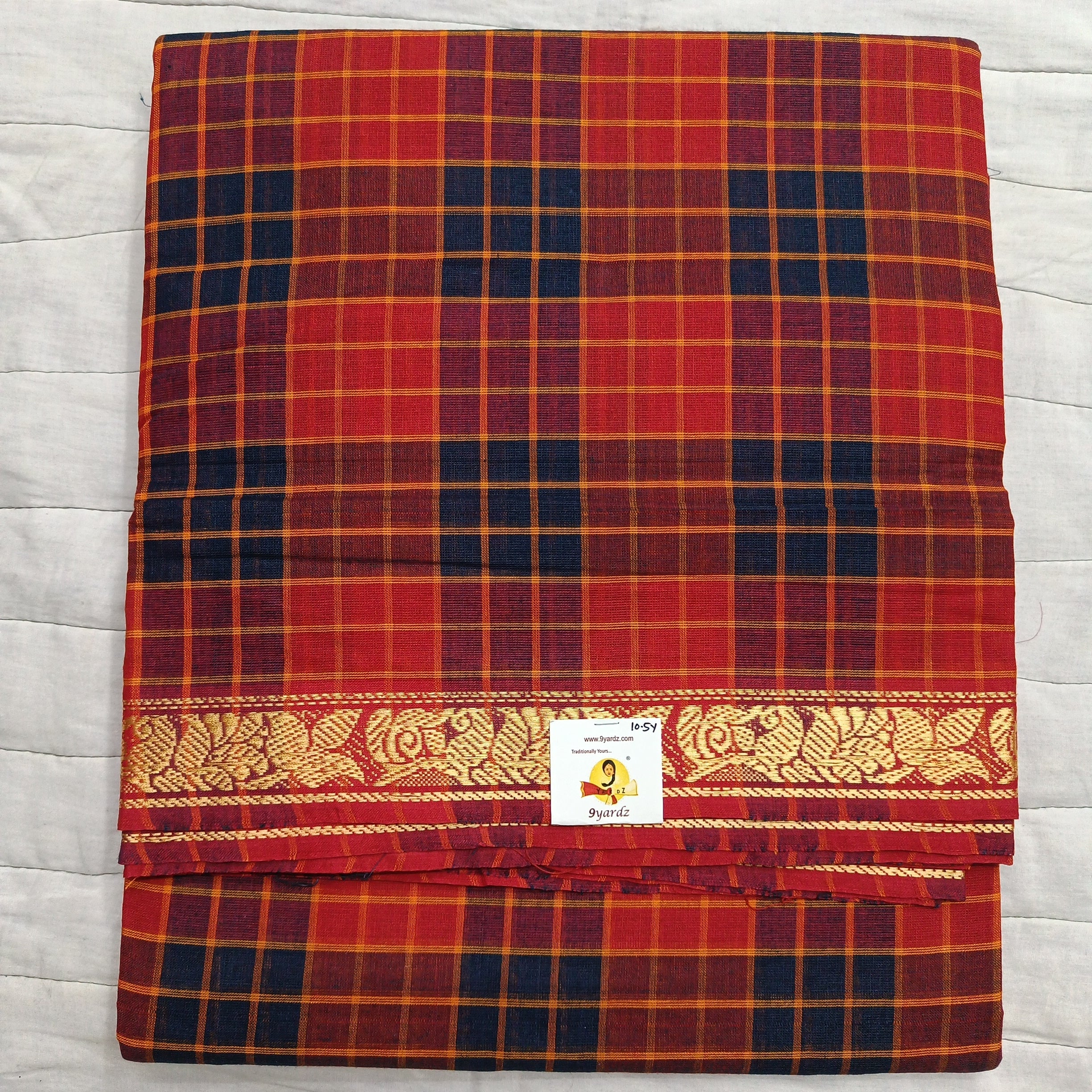Chettinadu / Karaikudi cotton 10.5 yards madisar