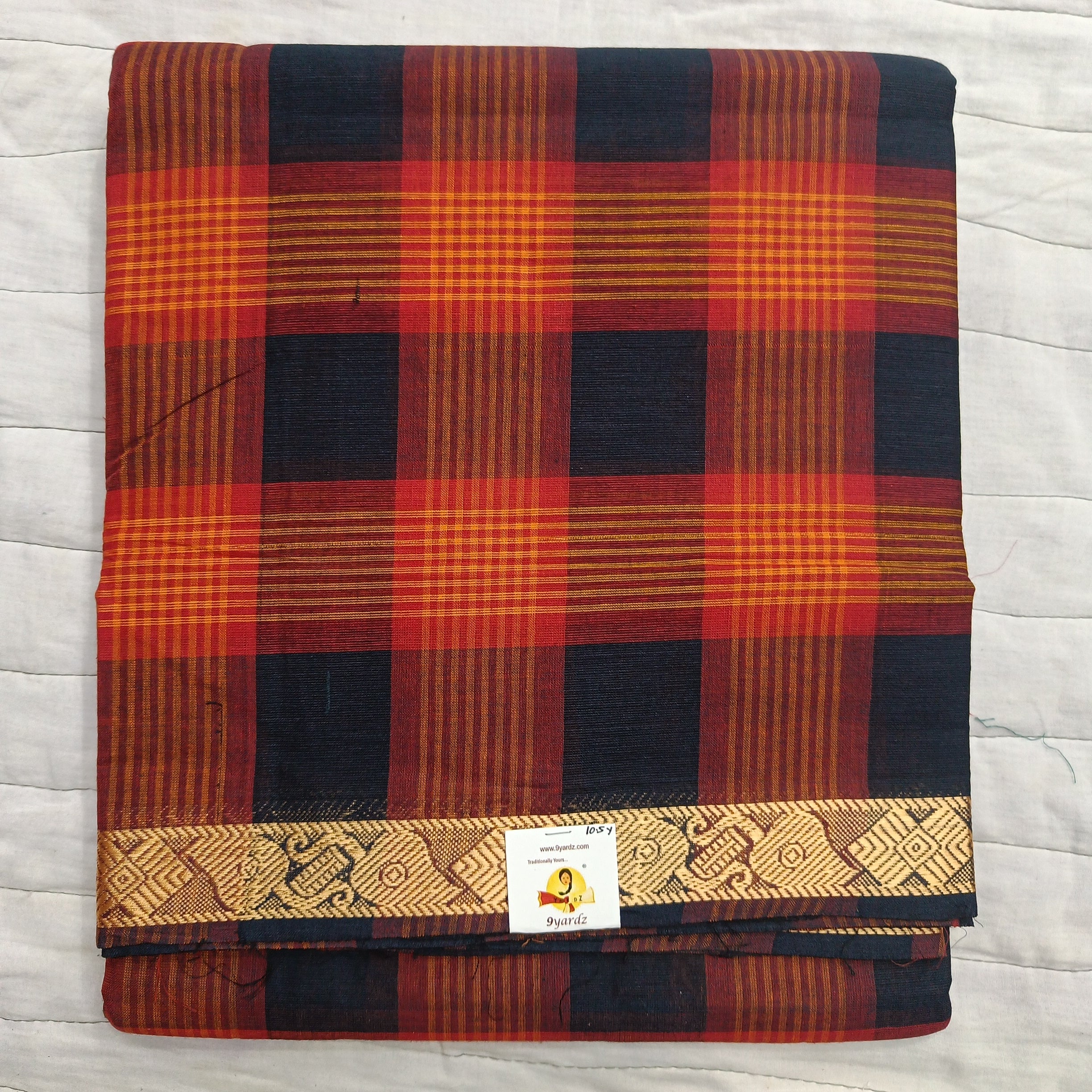 Chettinadu / Karaikudi cotton 10.5 yards madisar