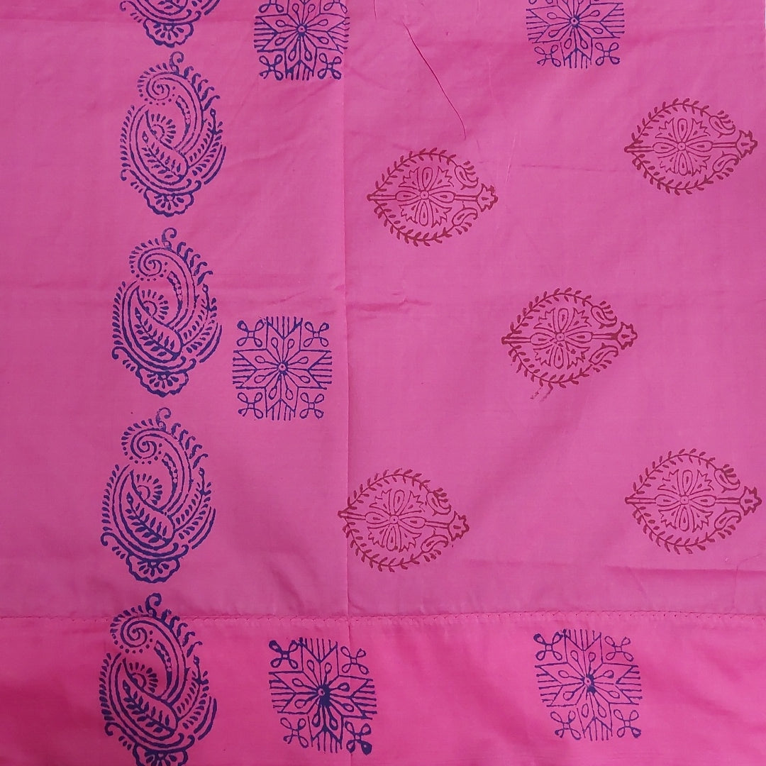 printed Poly cotton 6yardz Sarees