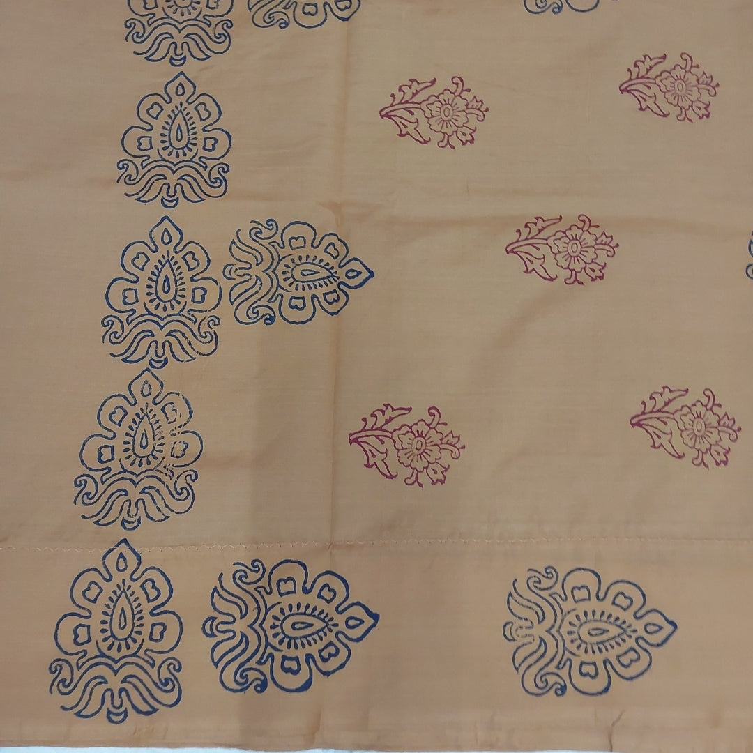 printed Poly cotton 6yardz Sarees