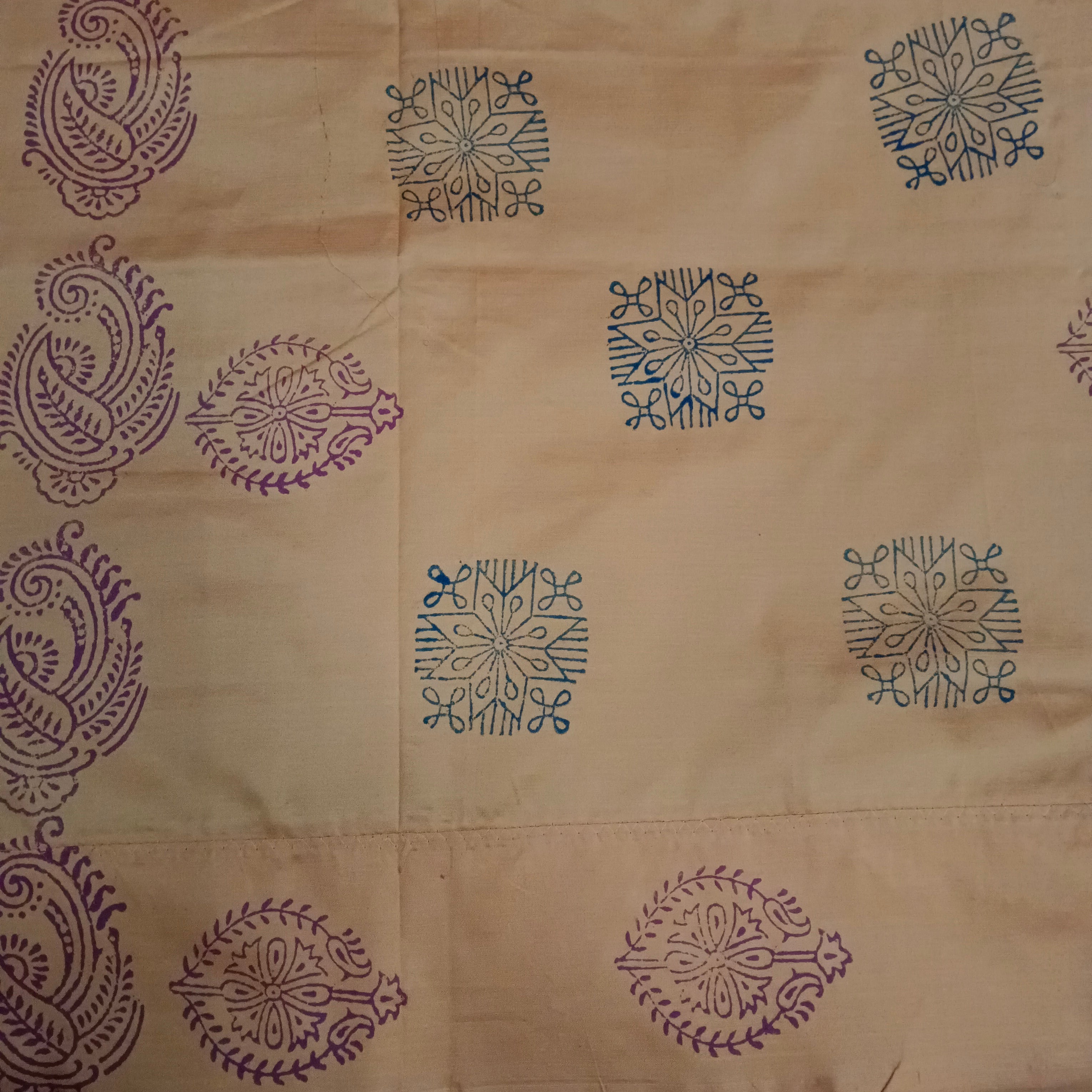 printed Poly cotton 6yardz Sarees