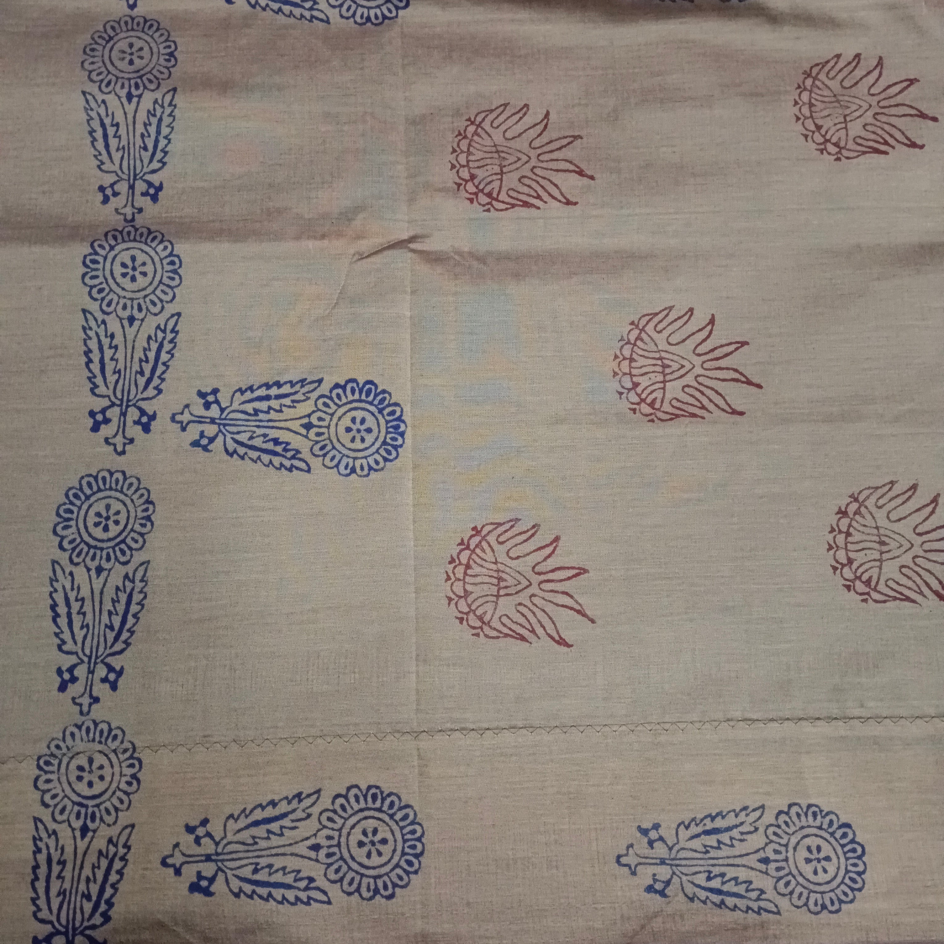 printed Poly cotton 6yardz Sarees
