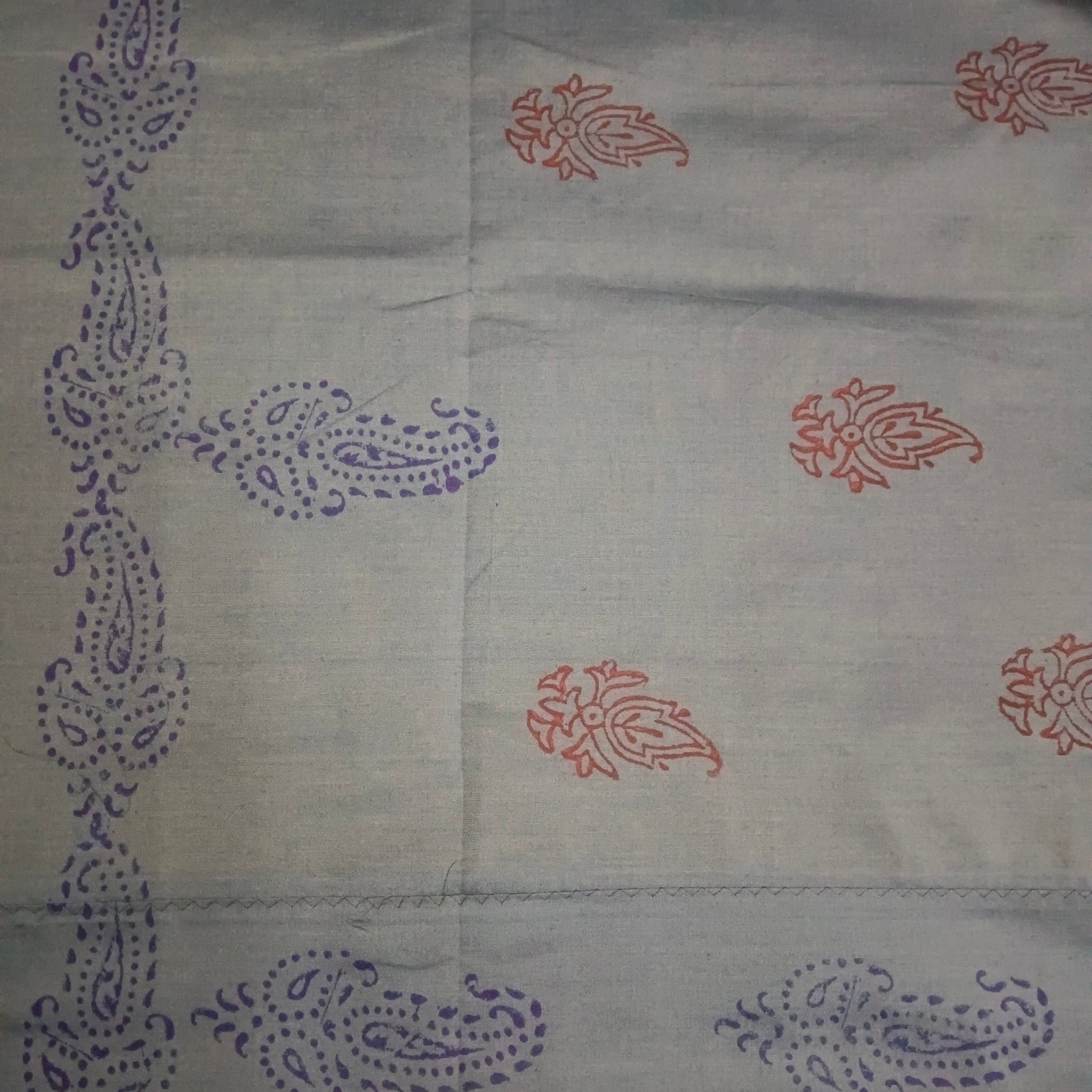 printed Poly cotton 6yardz Sarees