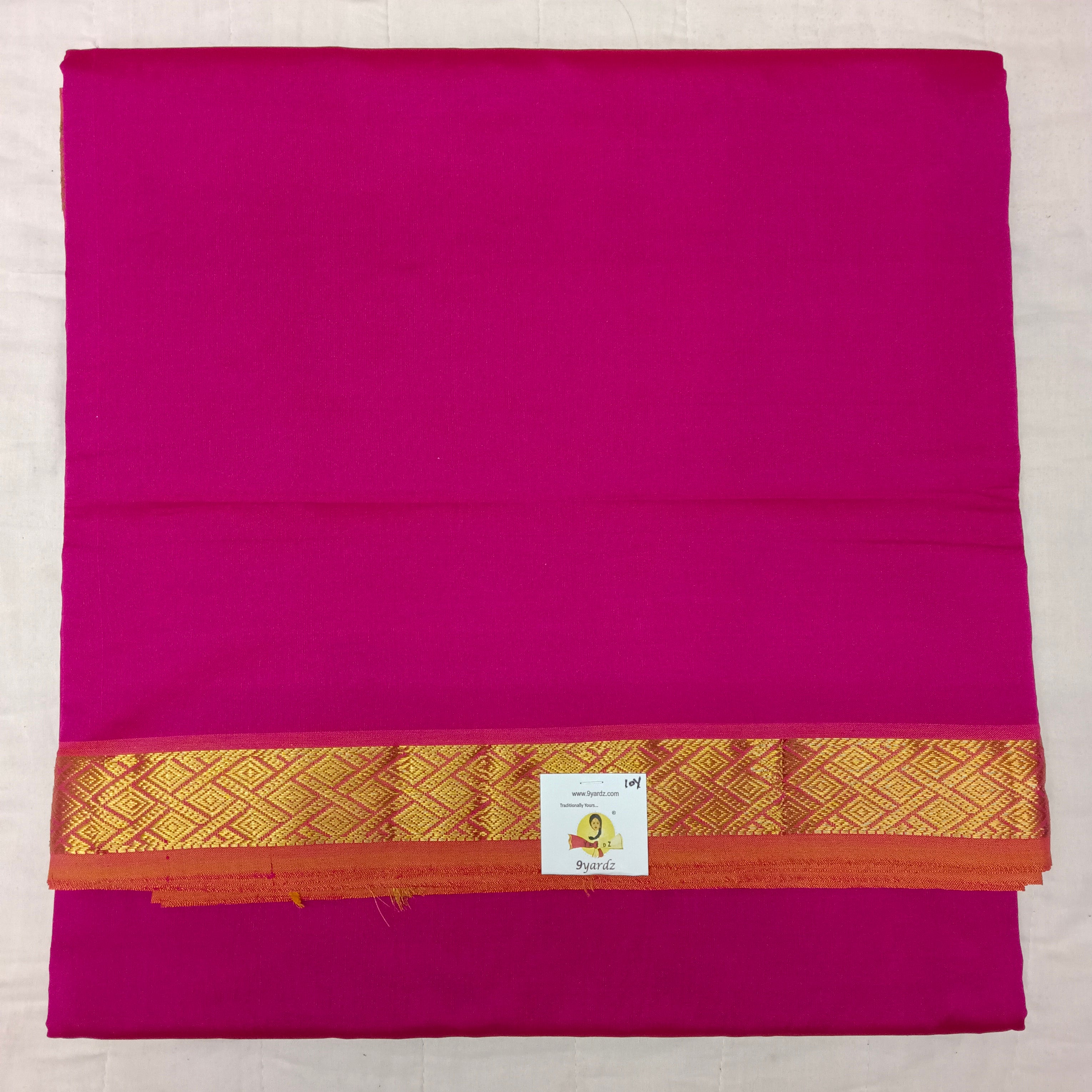 Semi Silk cotton Madisar 10yardz