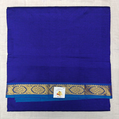 Nalli ES0053138 Ceremony Mysore Crepe Silk Saree (Blue) in Mangalore at  best price by M Sanjeeva Shetty Silks And Sarees - Justdial