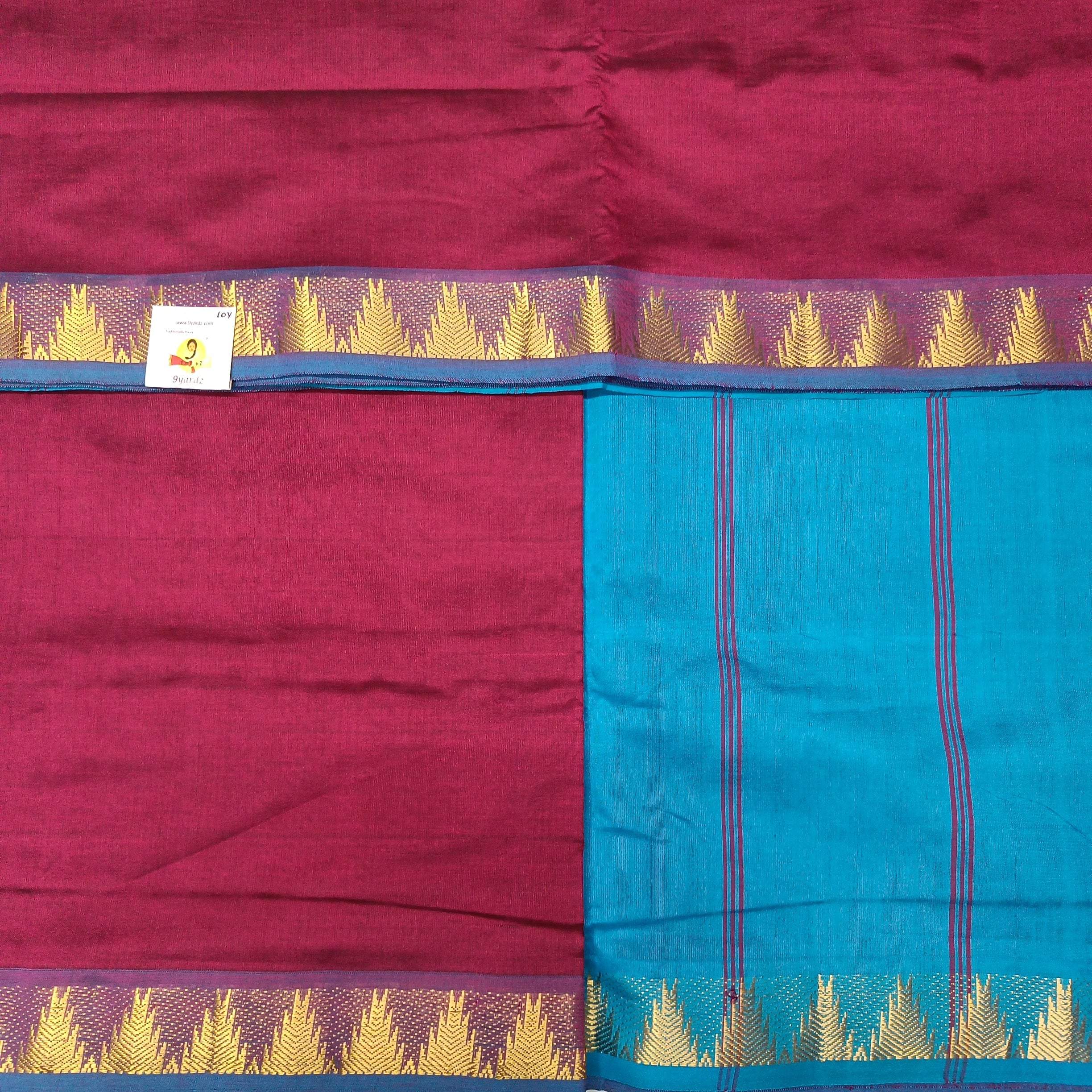 Semi Silk cotton Madisar 10yardz