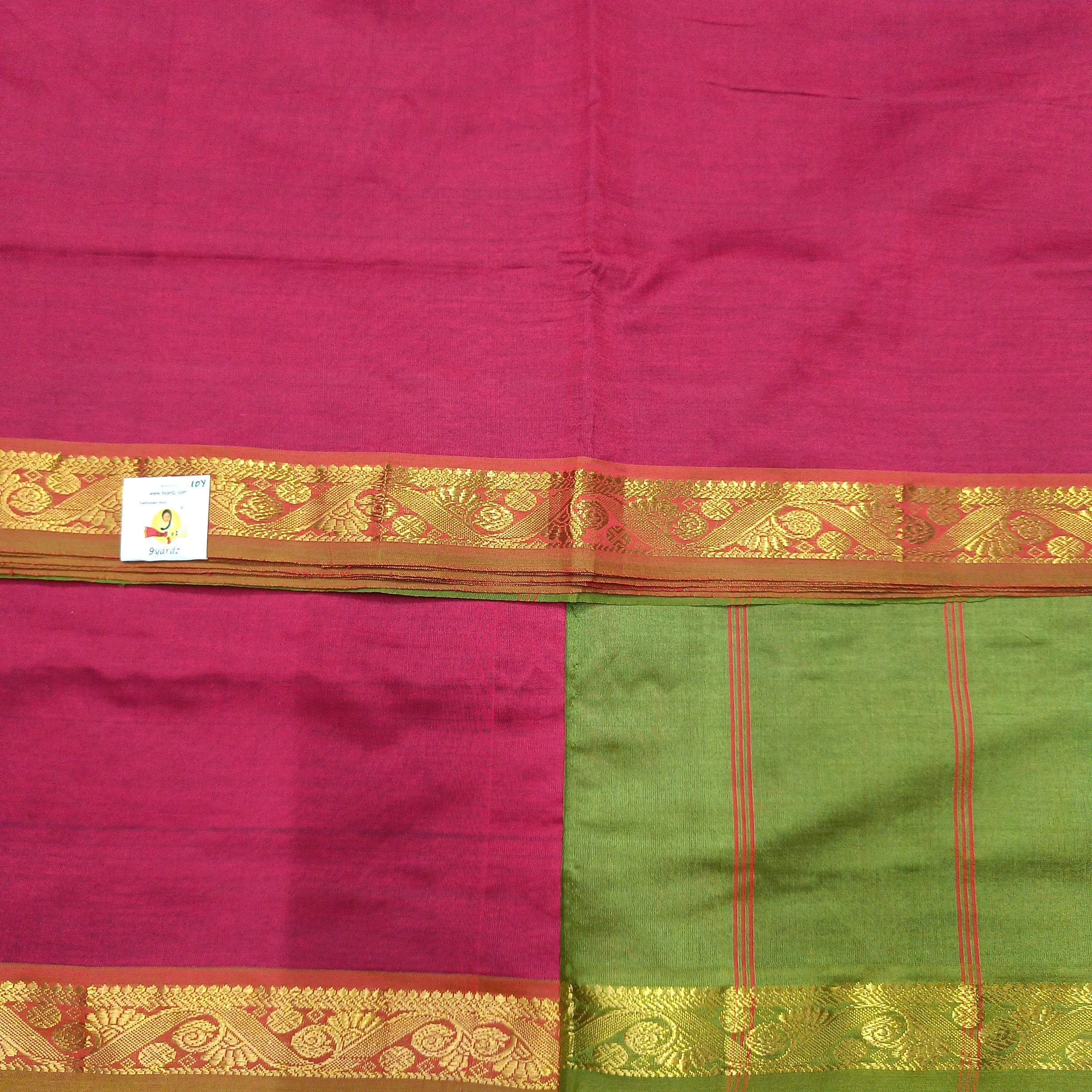 Semi Silk cotton Madisar 10yardz
