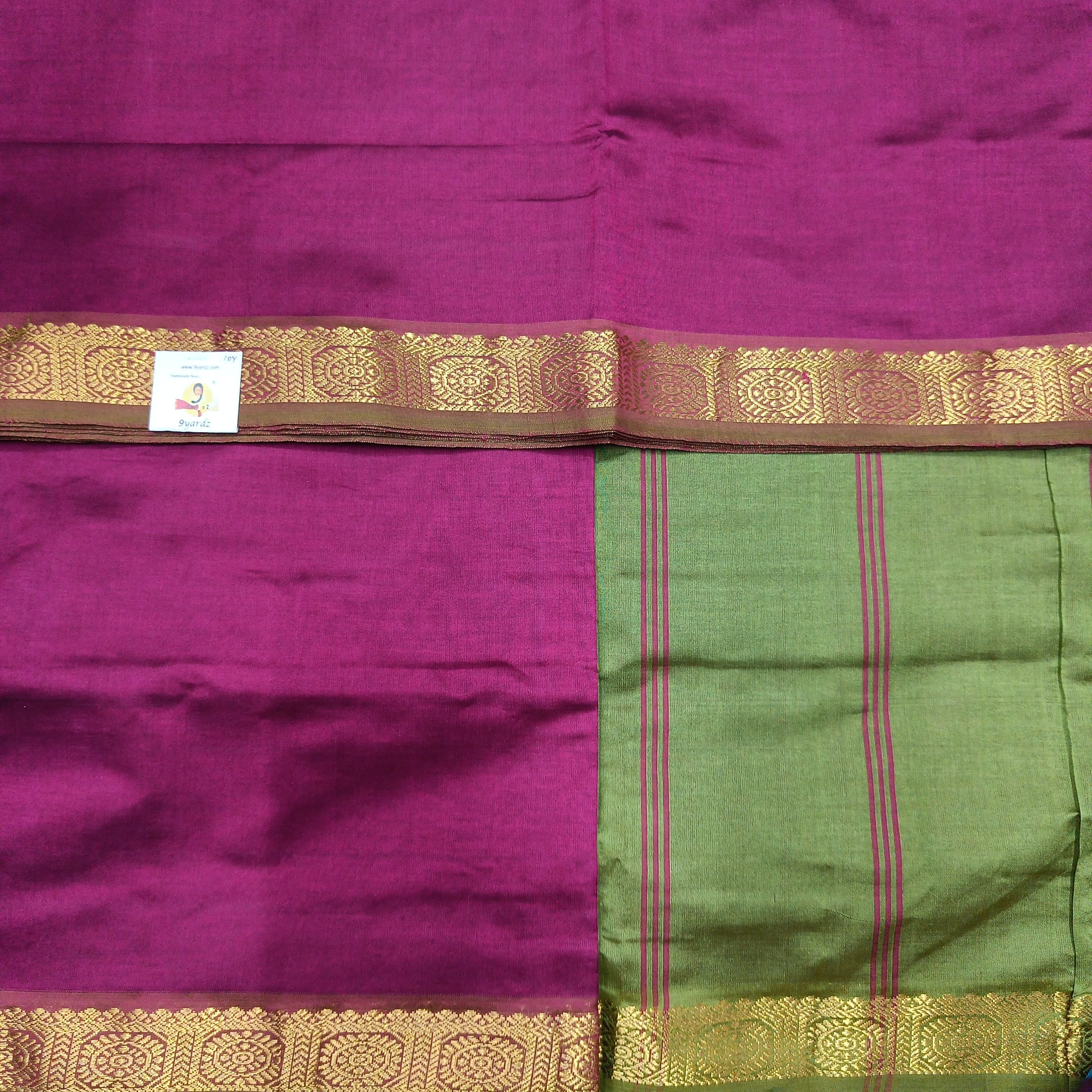 Semi Silk cotton Madisar 10yardz