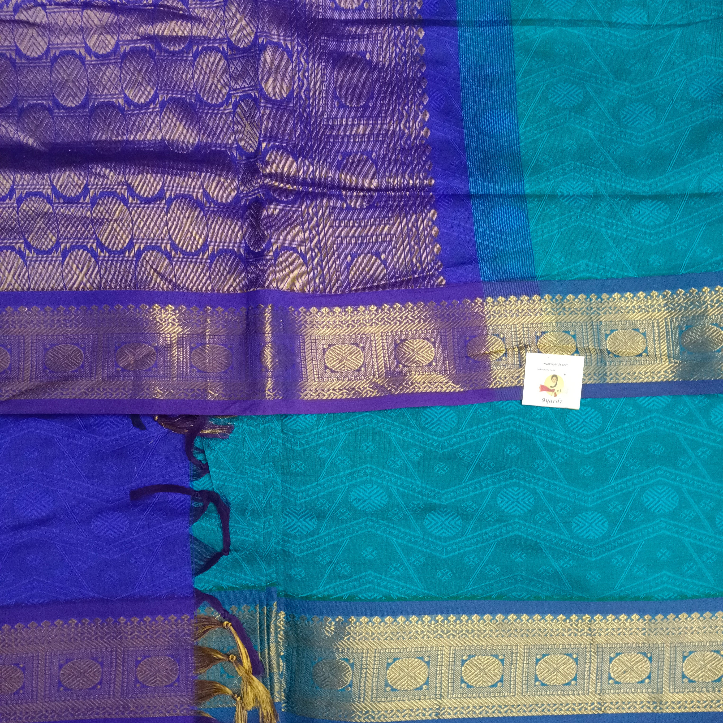 Semi Silk cotton Embossed Madisar