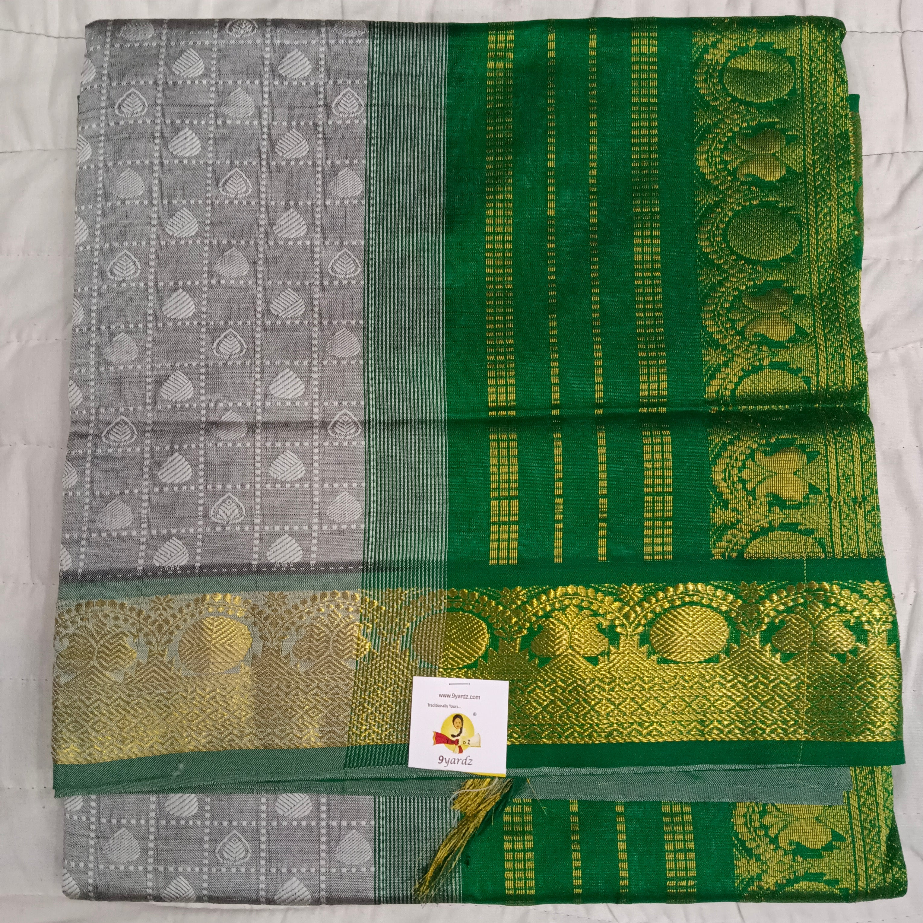 Semi silk Embossed 6Yards