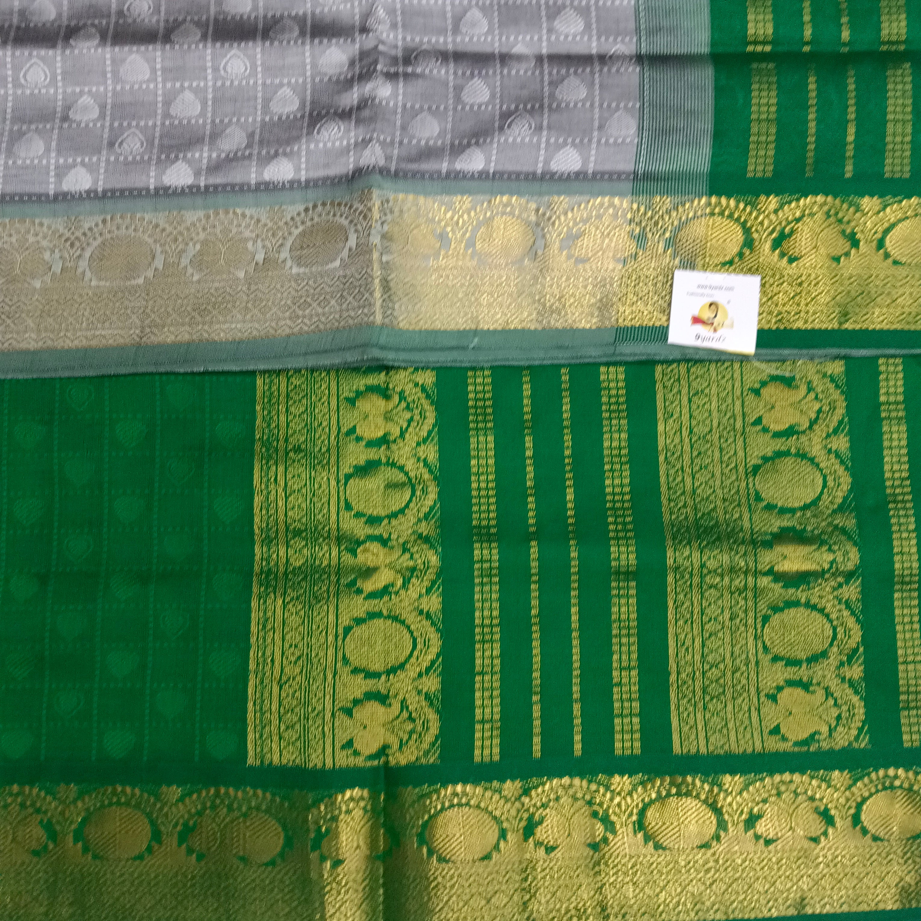 Semi silk Embossed 6Yards