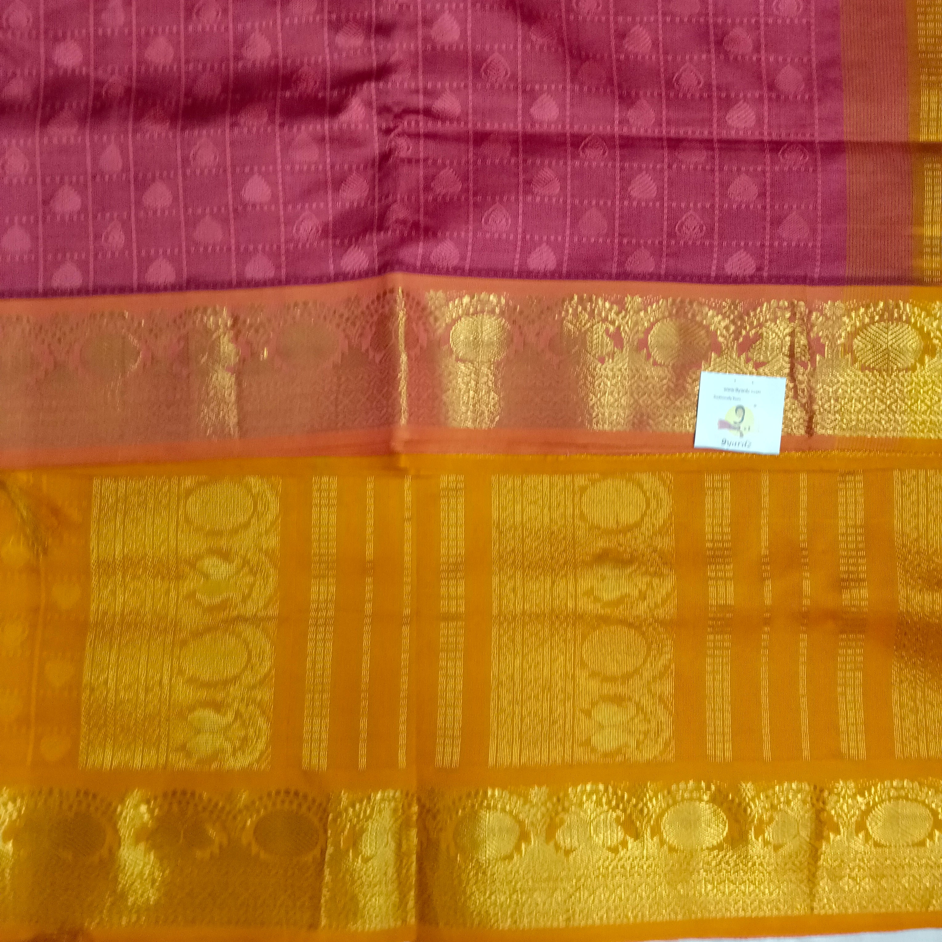 Semi silk Embossed 6Yards