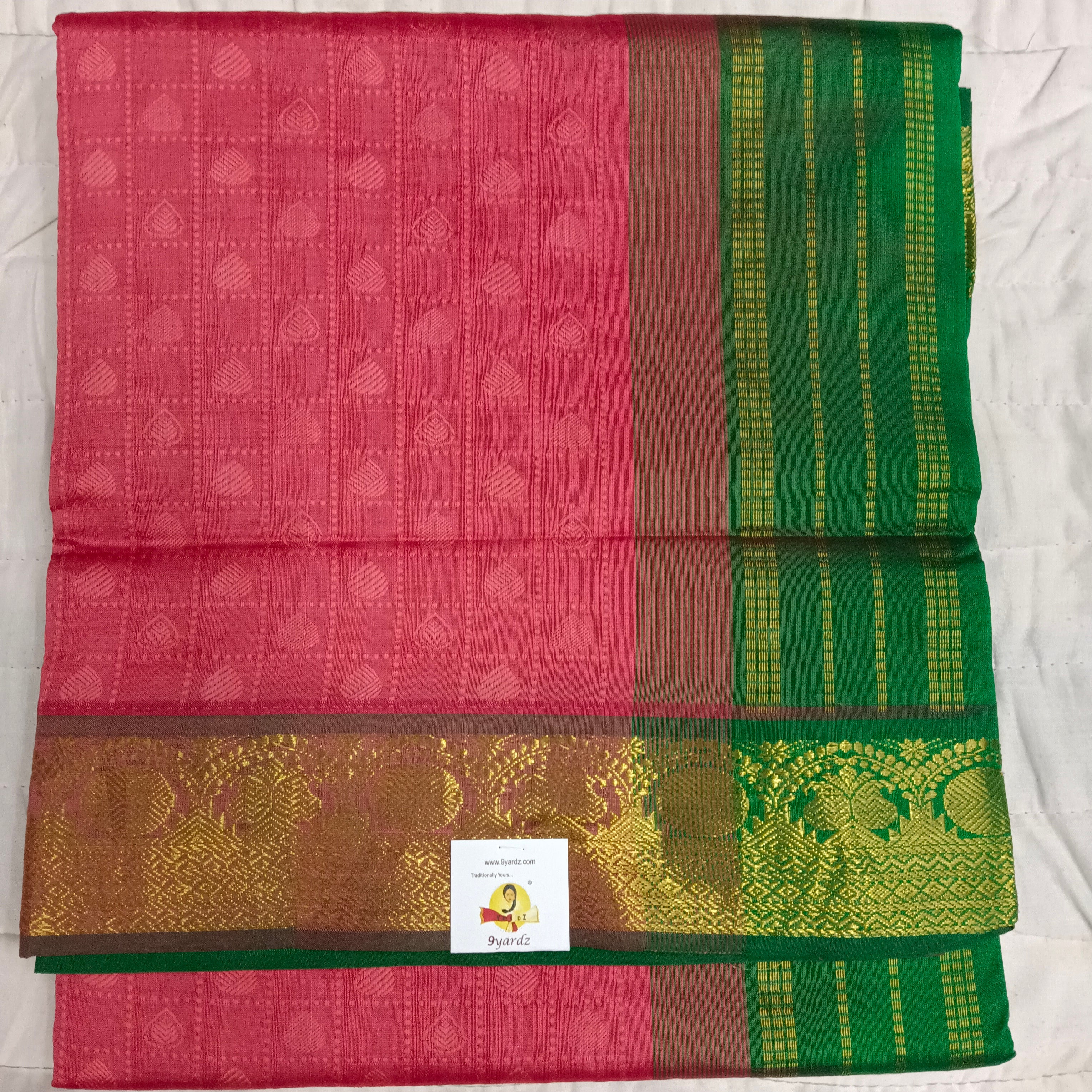 Semi silk Embossed 6Yards