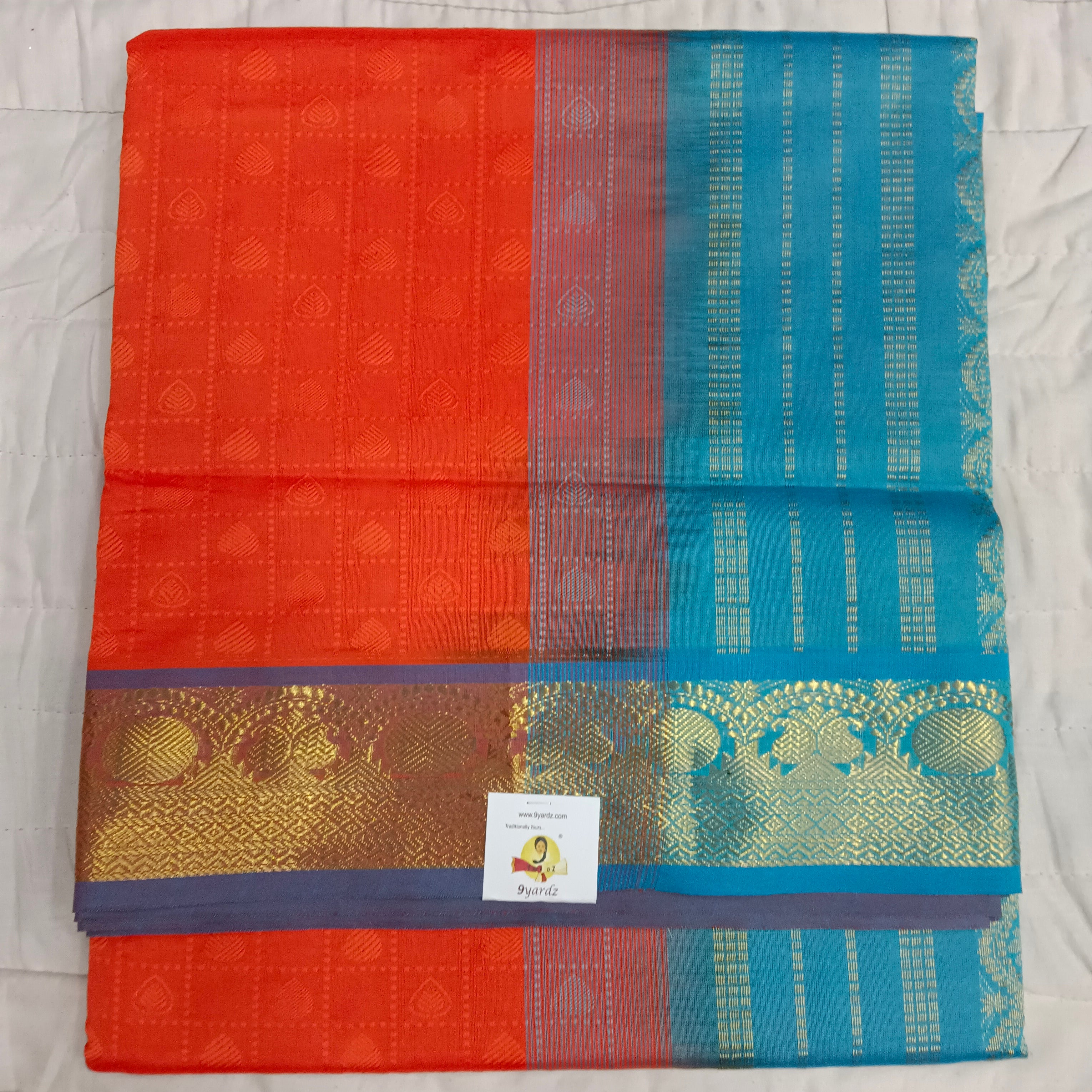 Semi silk Embossed 6Yards