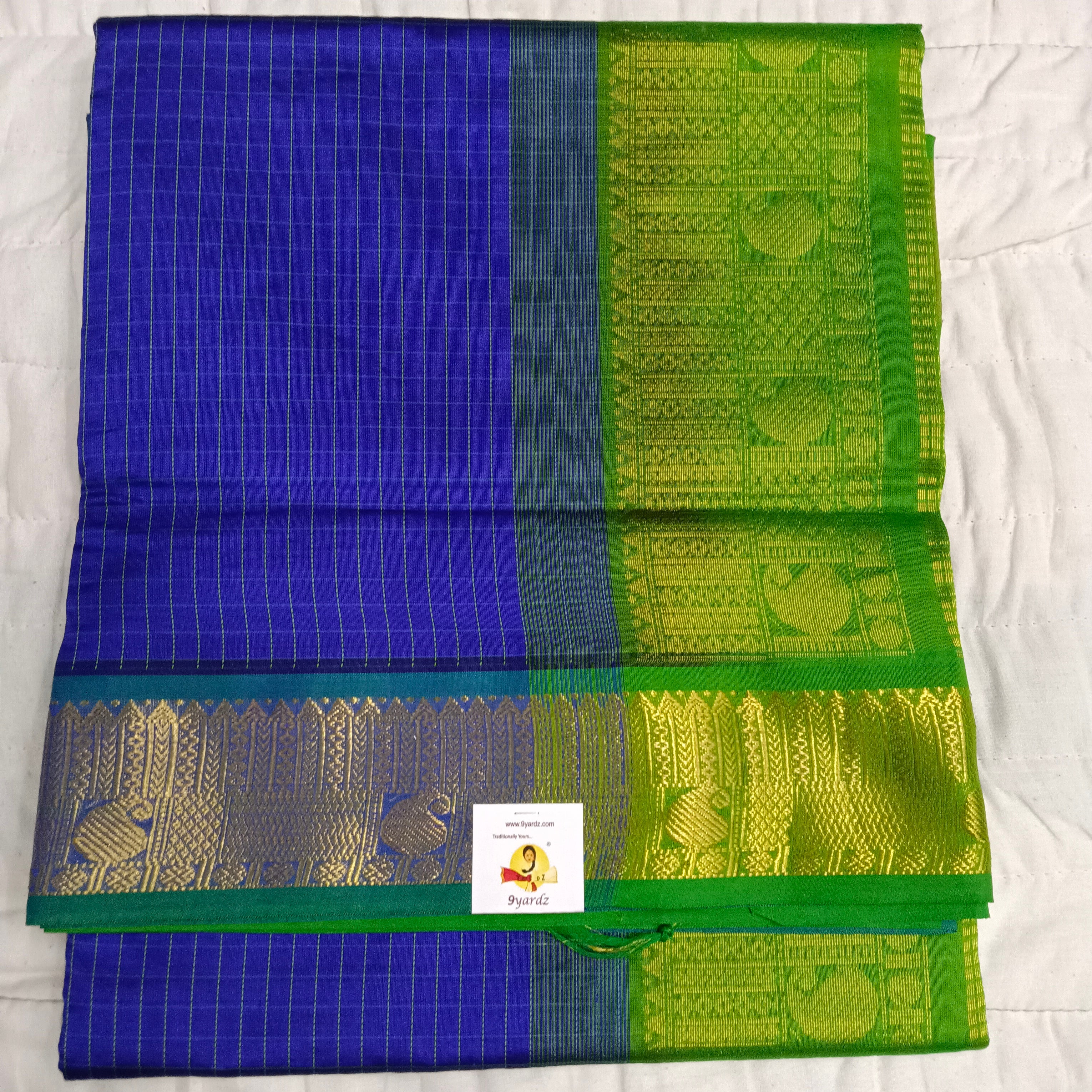 Semi silk Thread Checked 6Yards