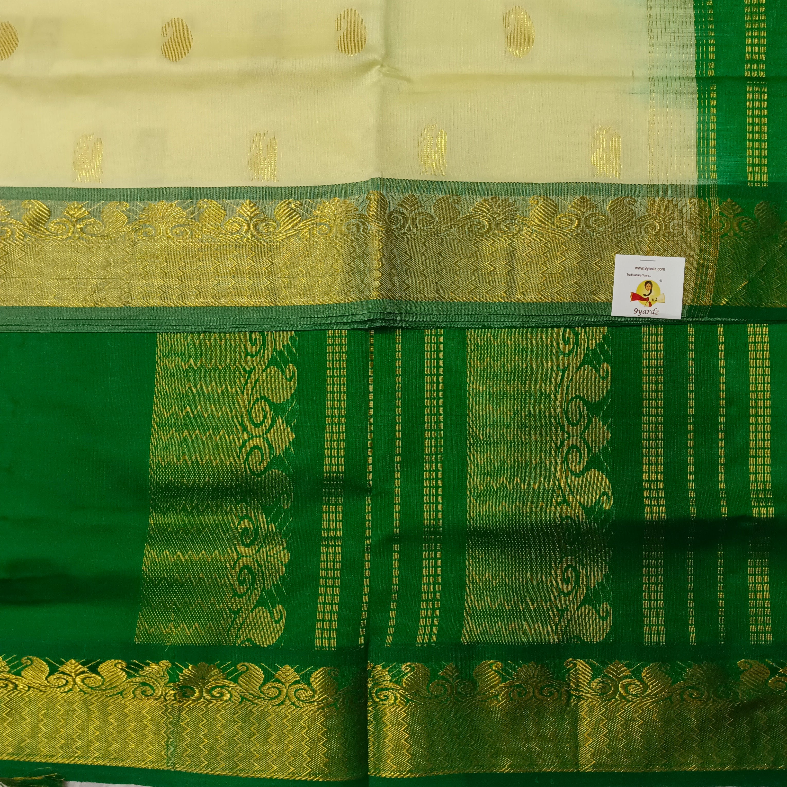 Semi silk Zari 6Yards