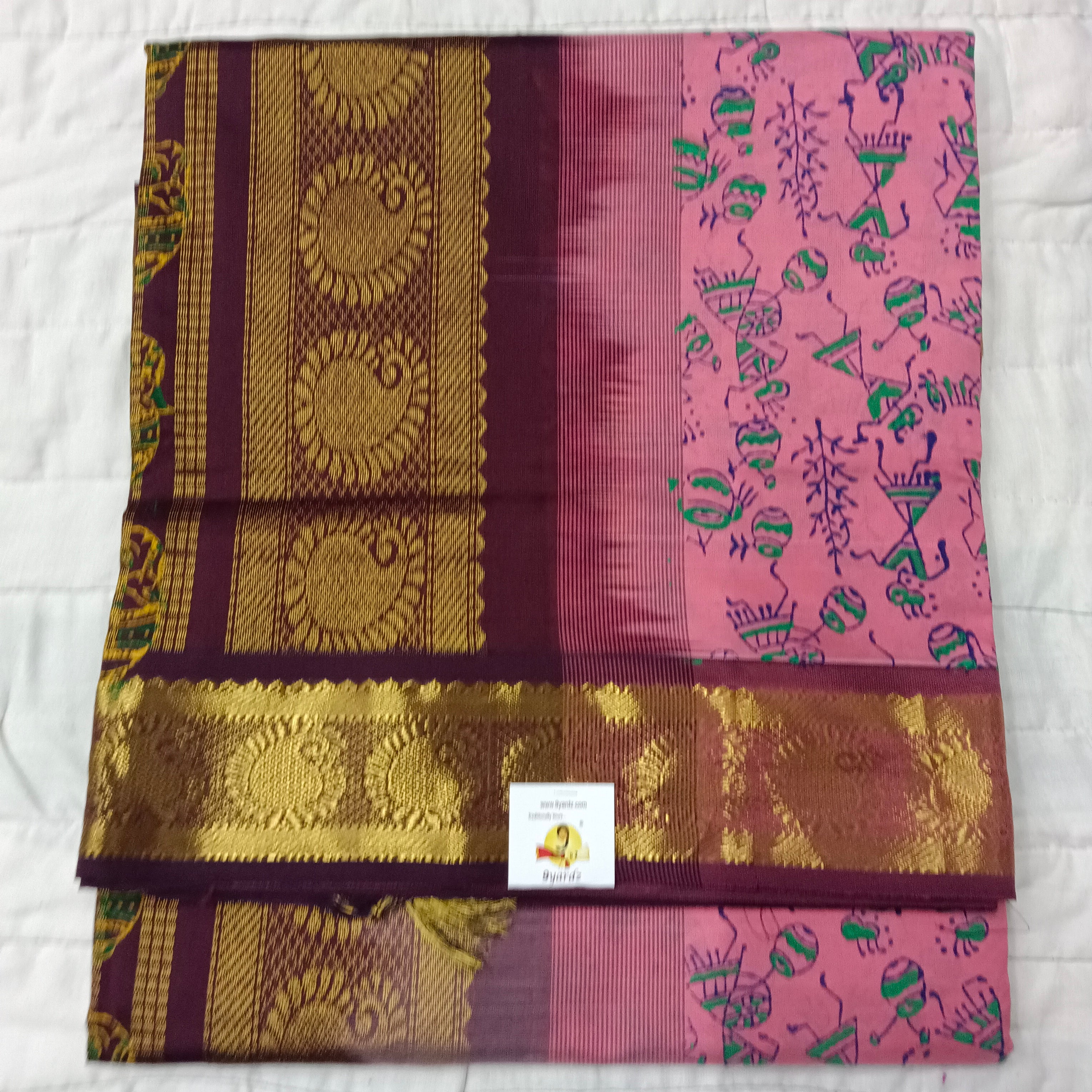 Semi silk Printed 6Yards