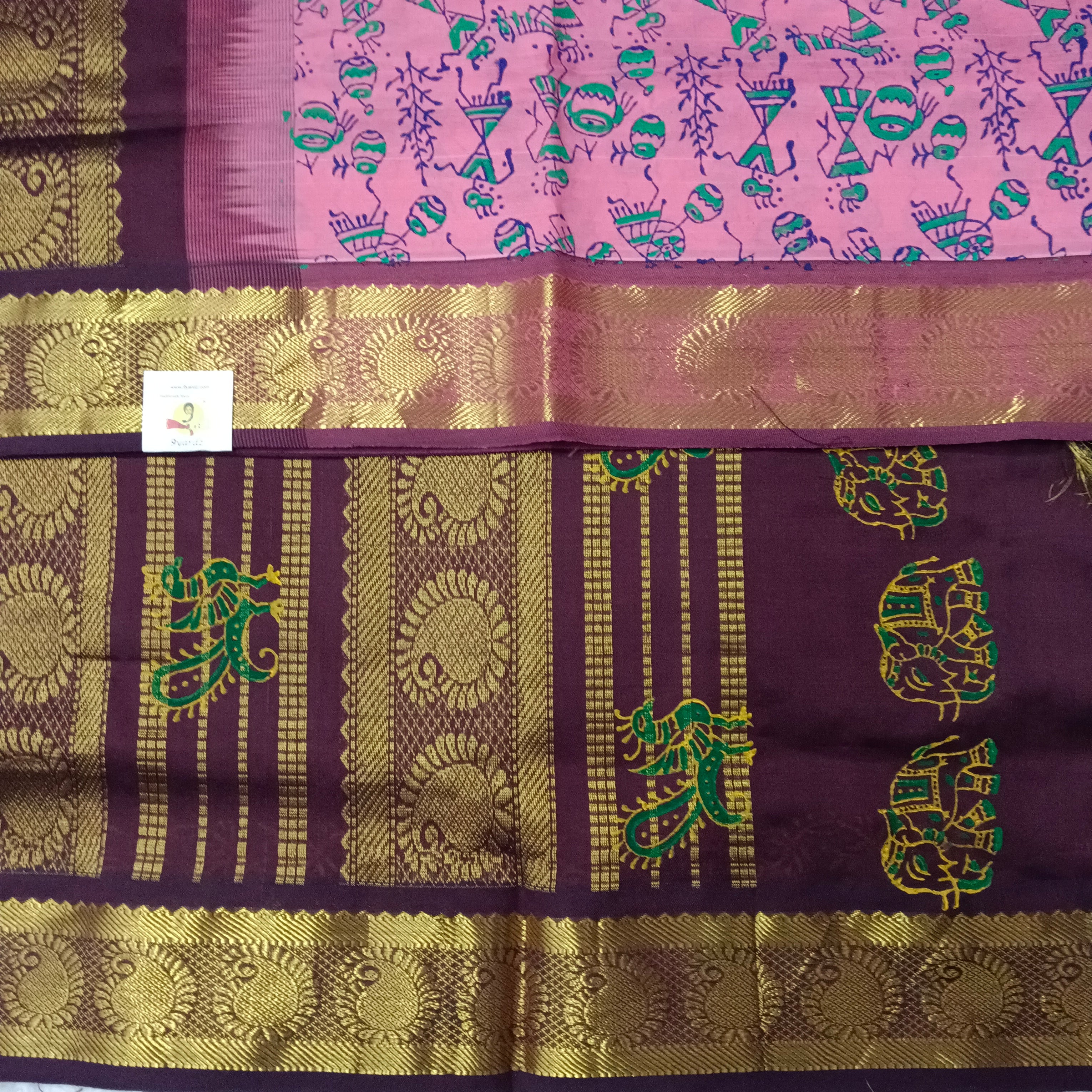 Semi silk Printed 6Yards