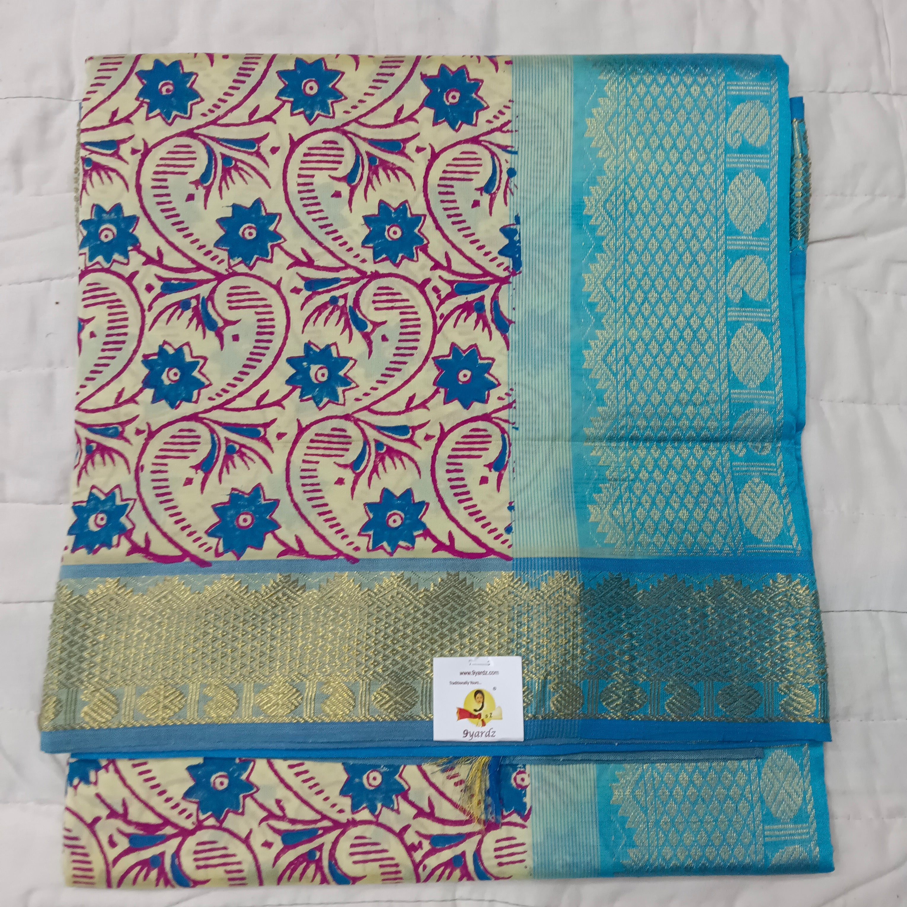 Semi silk Printed 6Yards