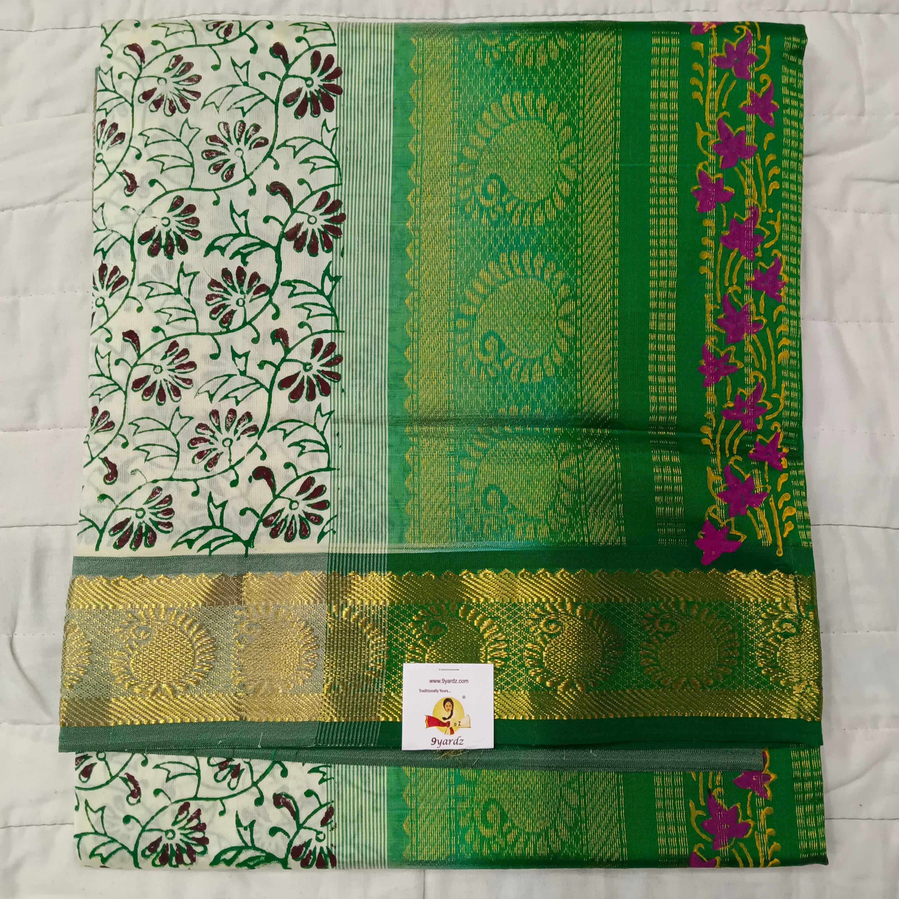 Semi silk Printed 6Yards