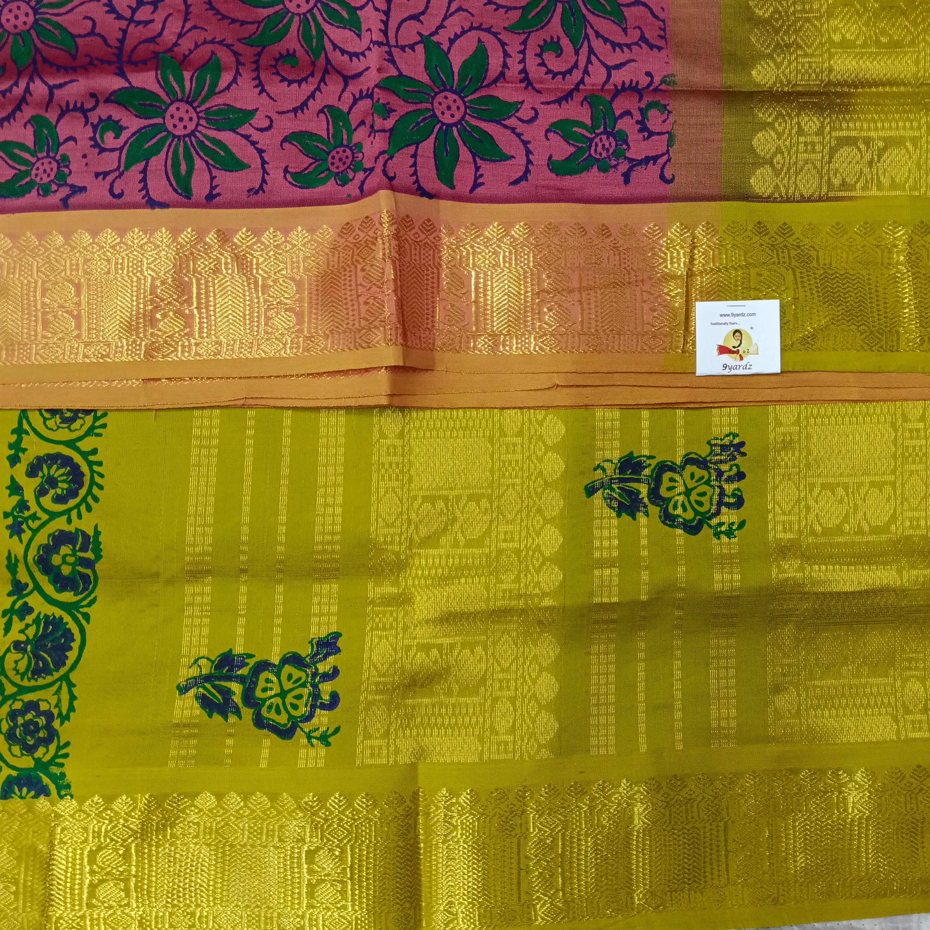 Semi silk Printed 6Yards