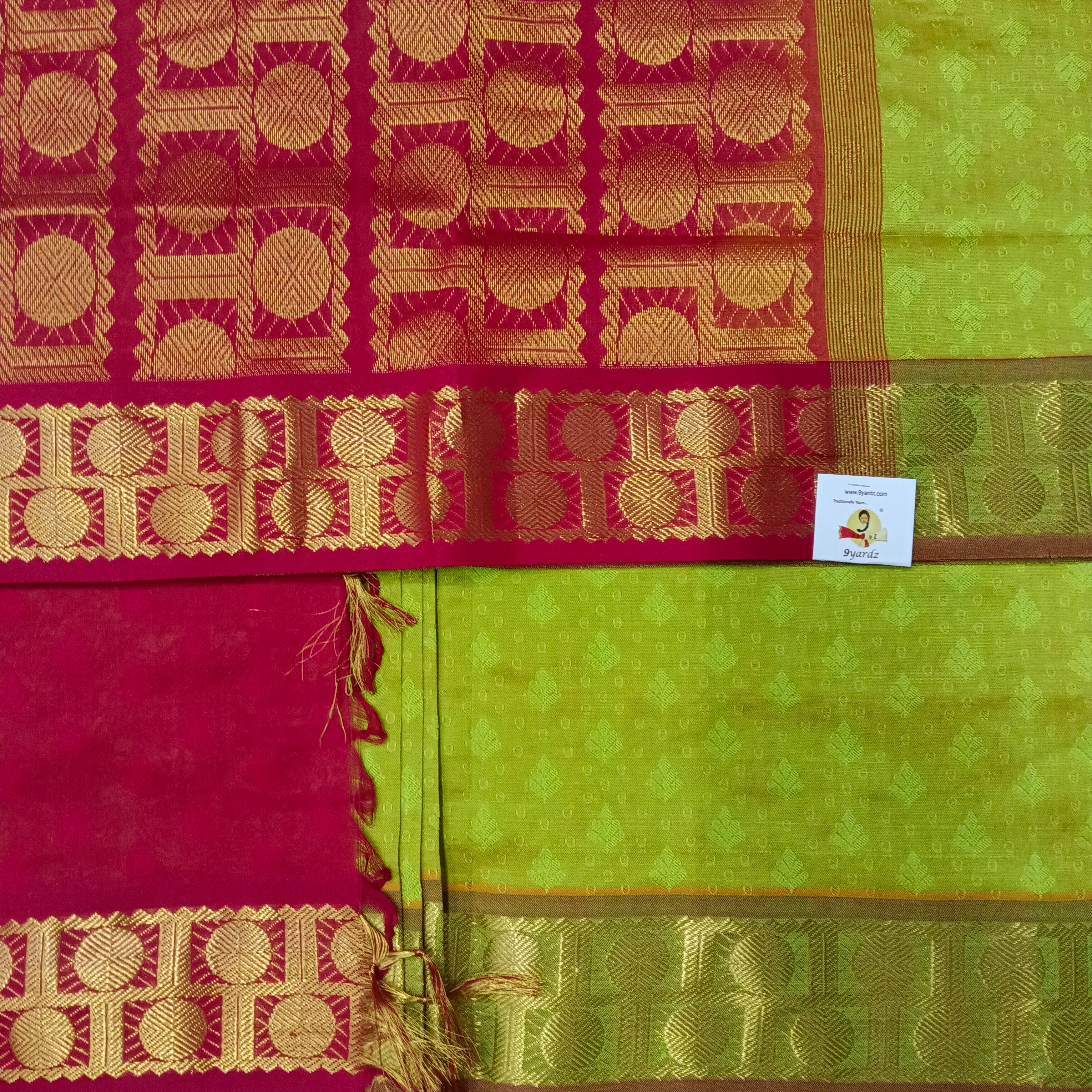 Semi Silk cotton Embossed Madisar