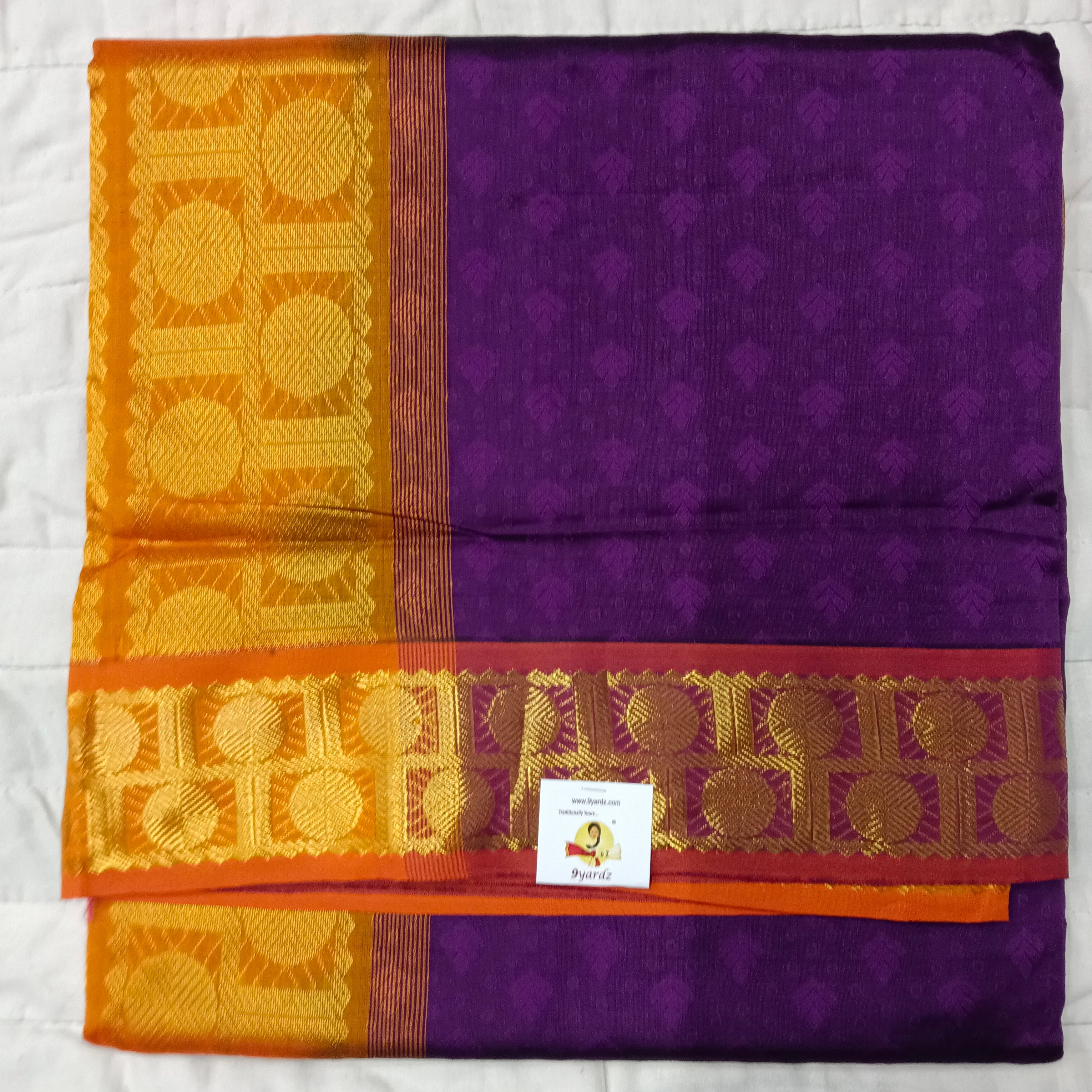 Semi Silk cotton Embossed Madisar