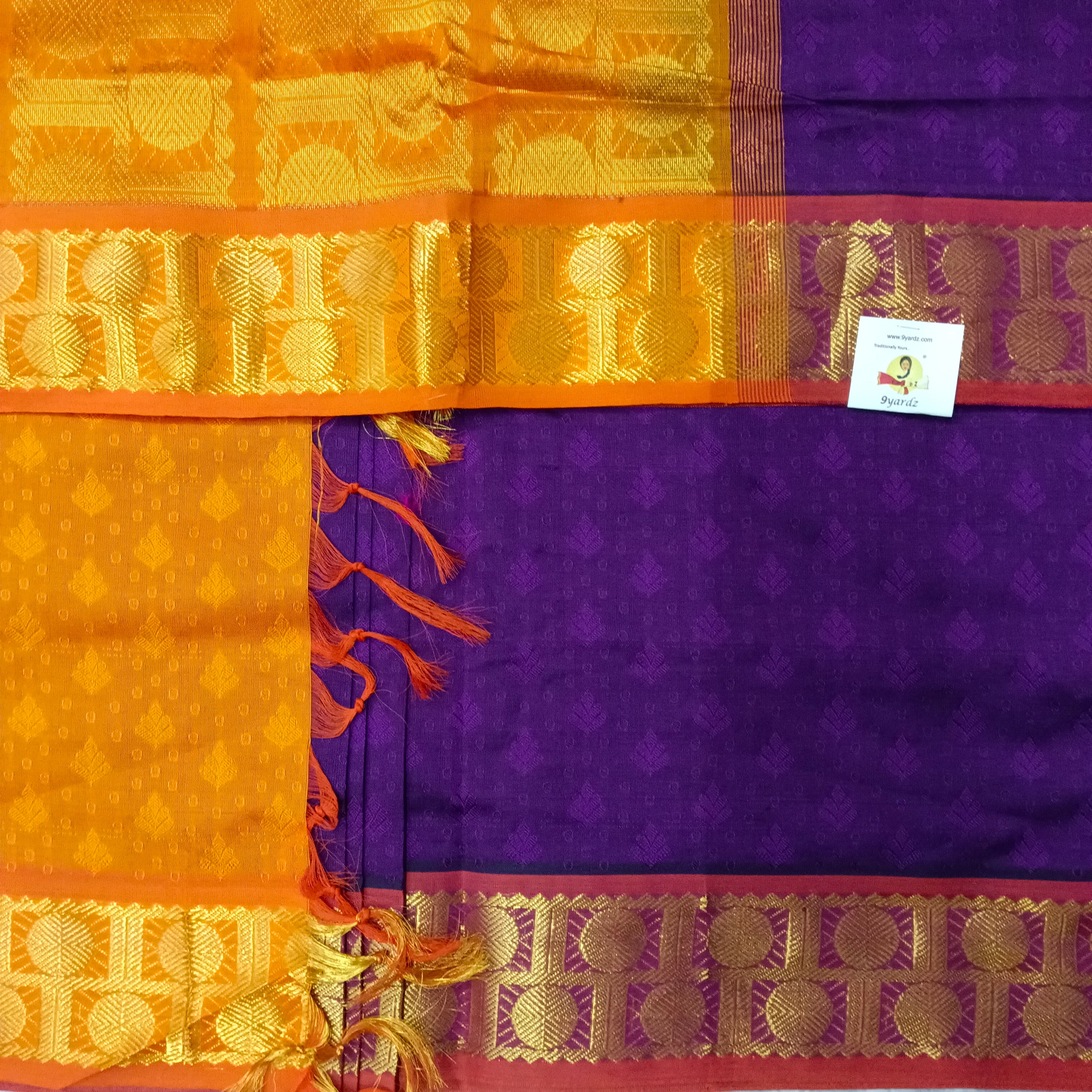 Semi Silk cotton Embossed Madisar