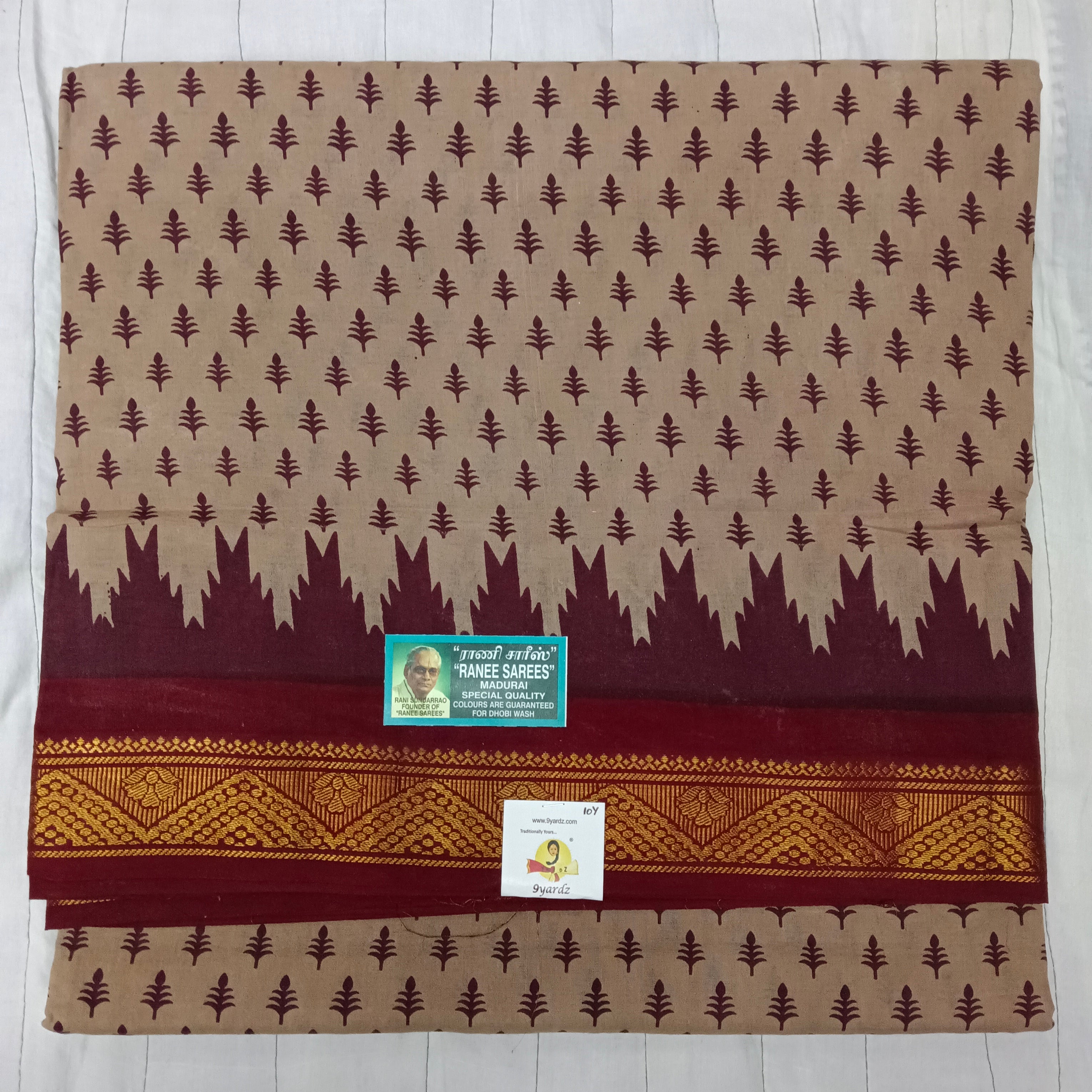 Ranee voyal saree 10.5yardz(9.5mtrs)