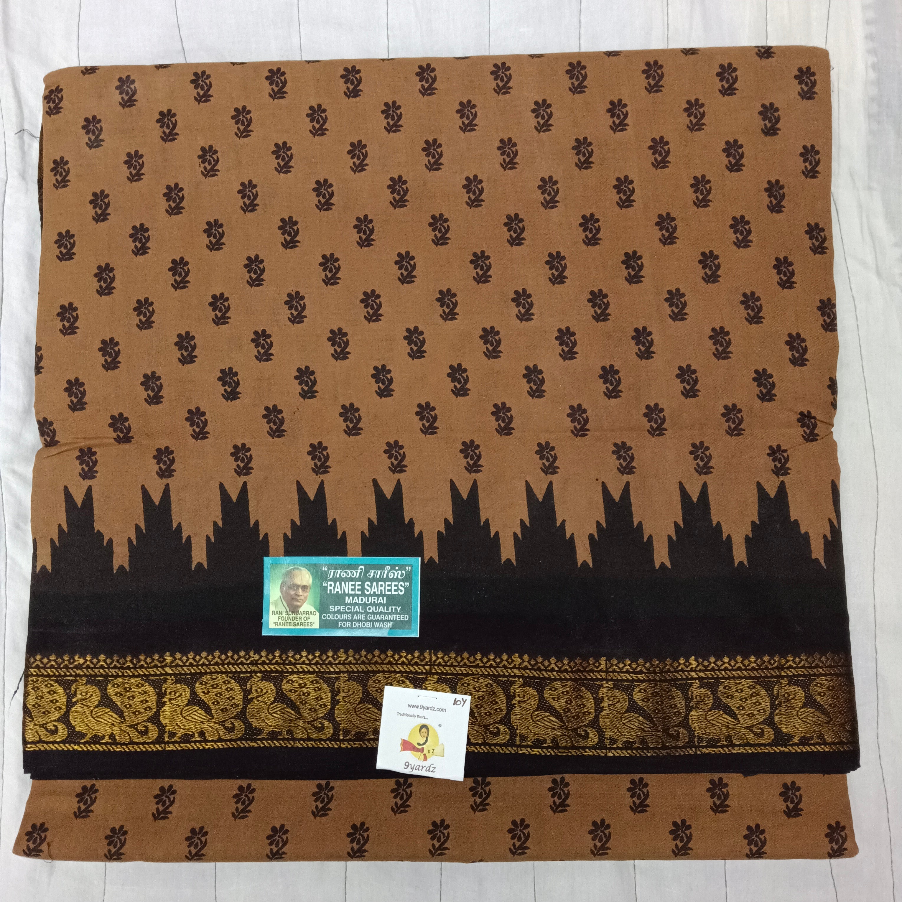 Ranee voyal saree 10.5yardz(9.5mtrs)