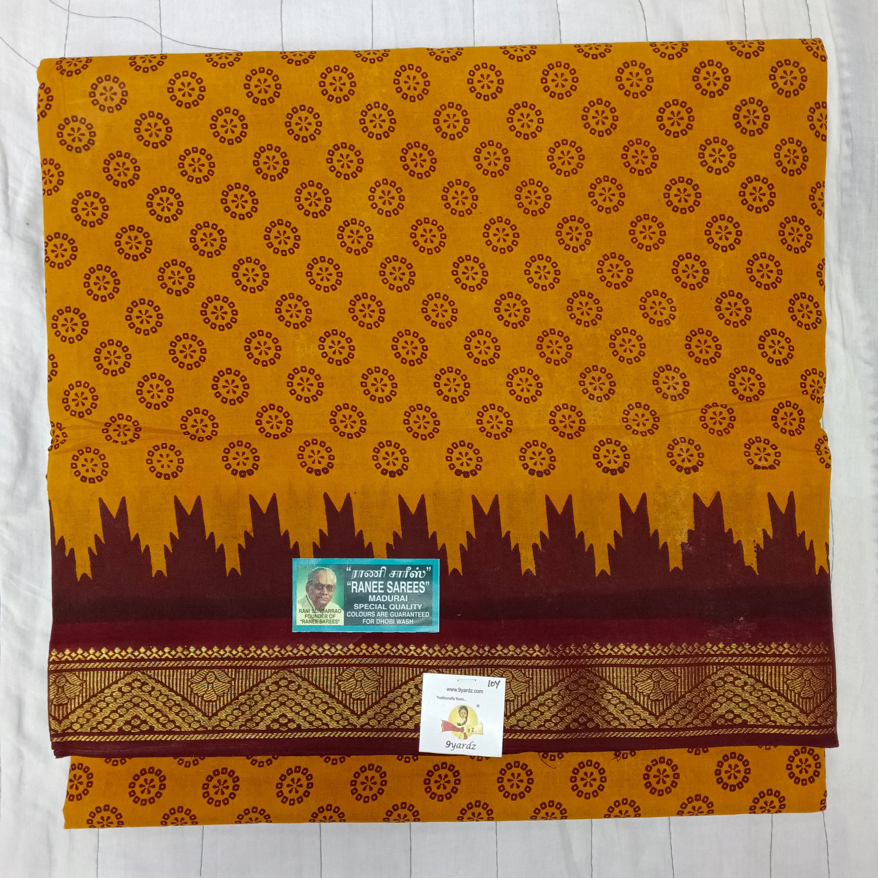 Ranee voyal saree 10.5yardz(9.5mtrs)