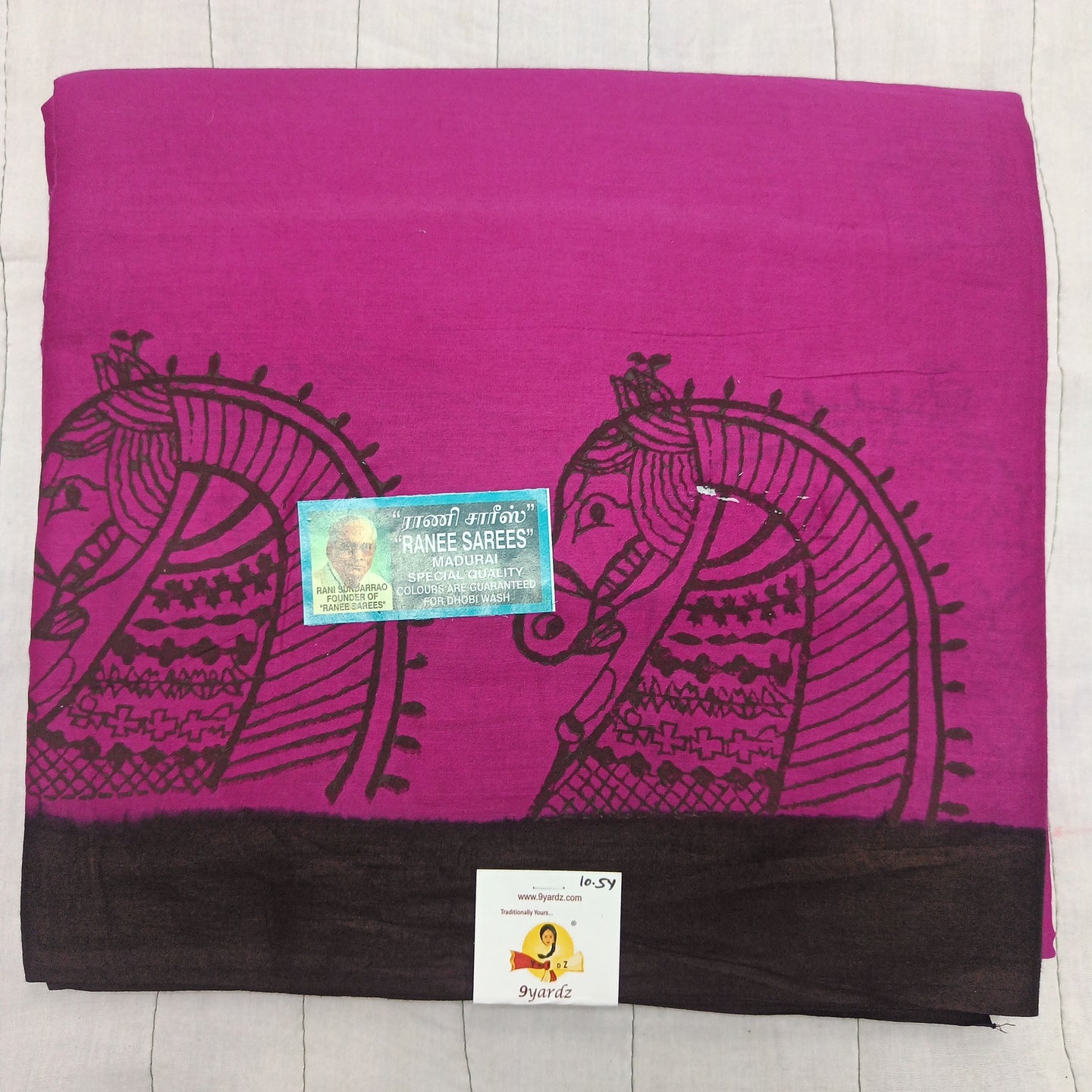 Ranee voyal saree 10.5yardz(9.5mtrs)