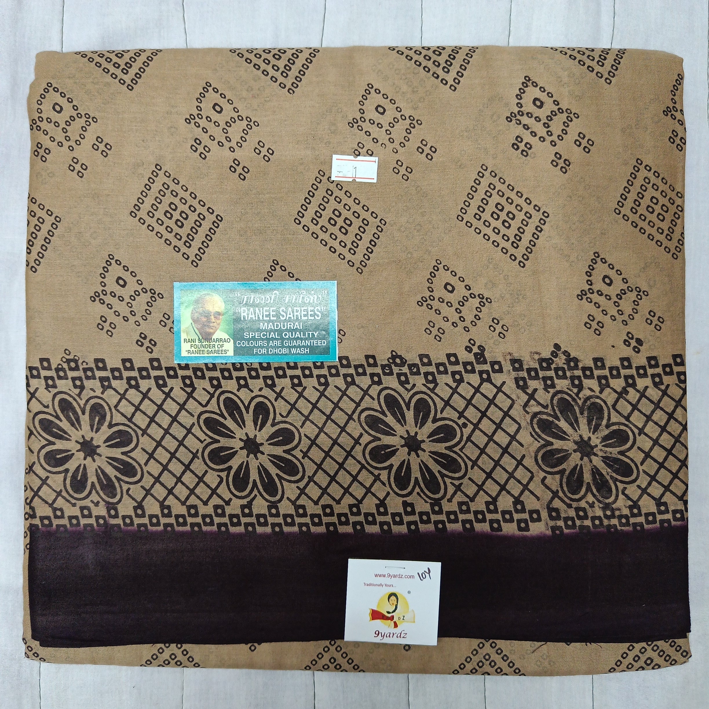 Ranee voyal saree 10yardz(9.1mtrs)
