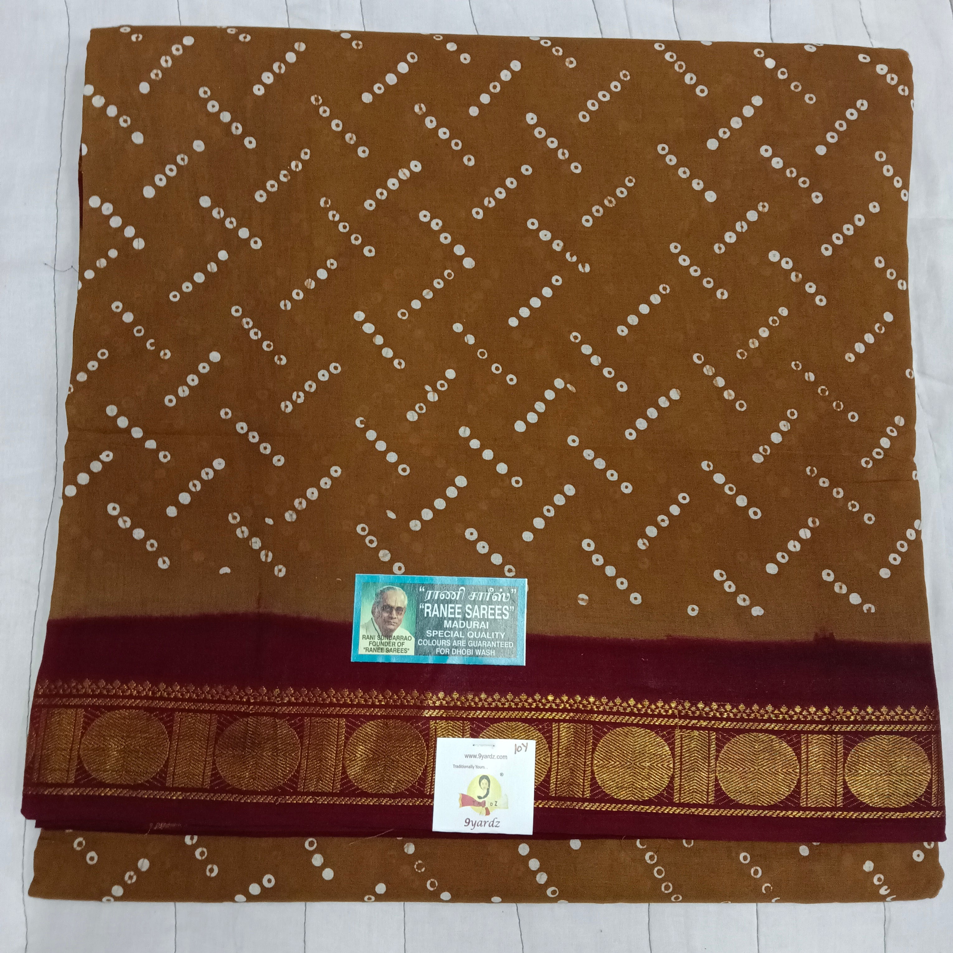 Ranee voyal saree 10yardz(9.1mtrs)