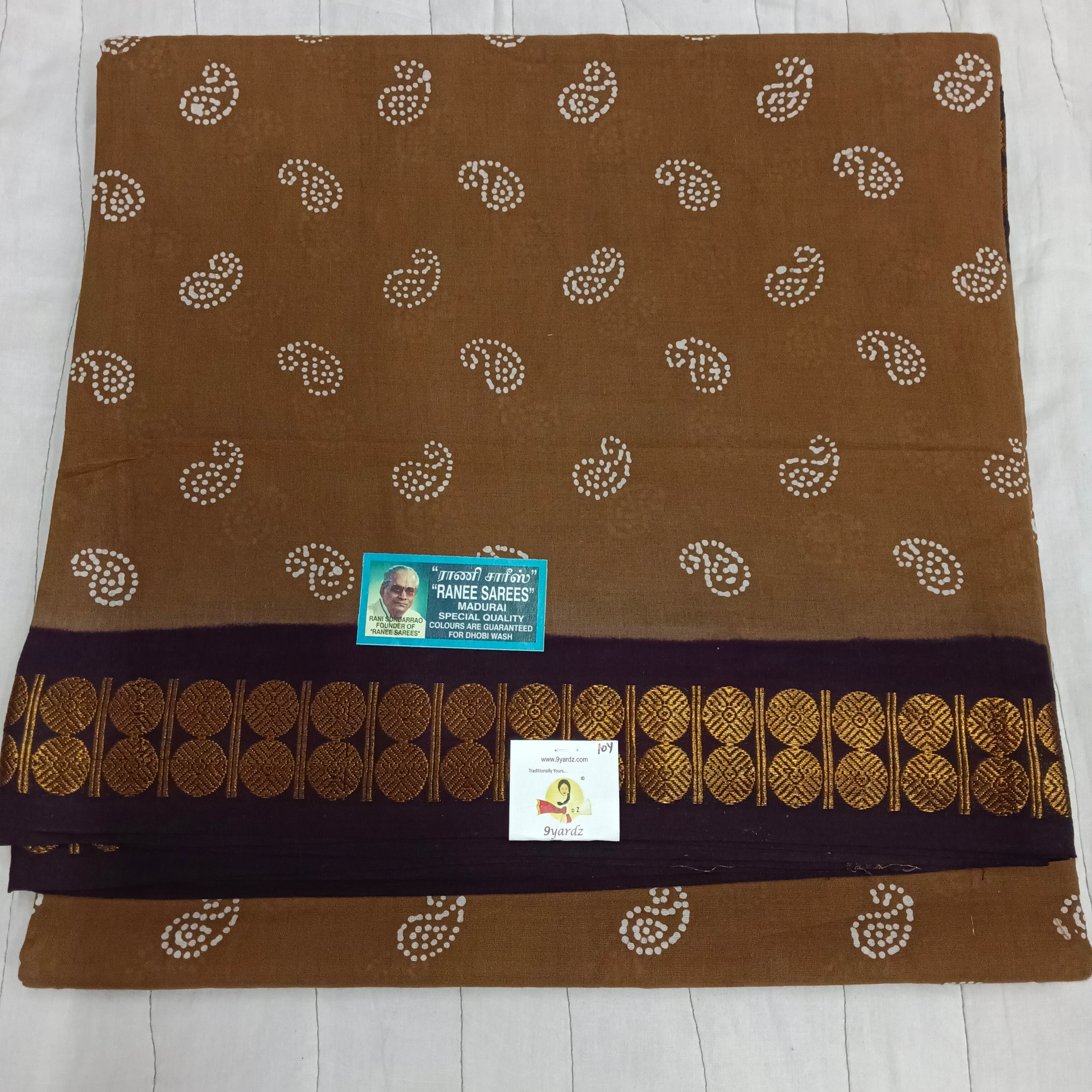 Ranee voyal saree 10yardz(9.1mtrs)