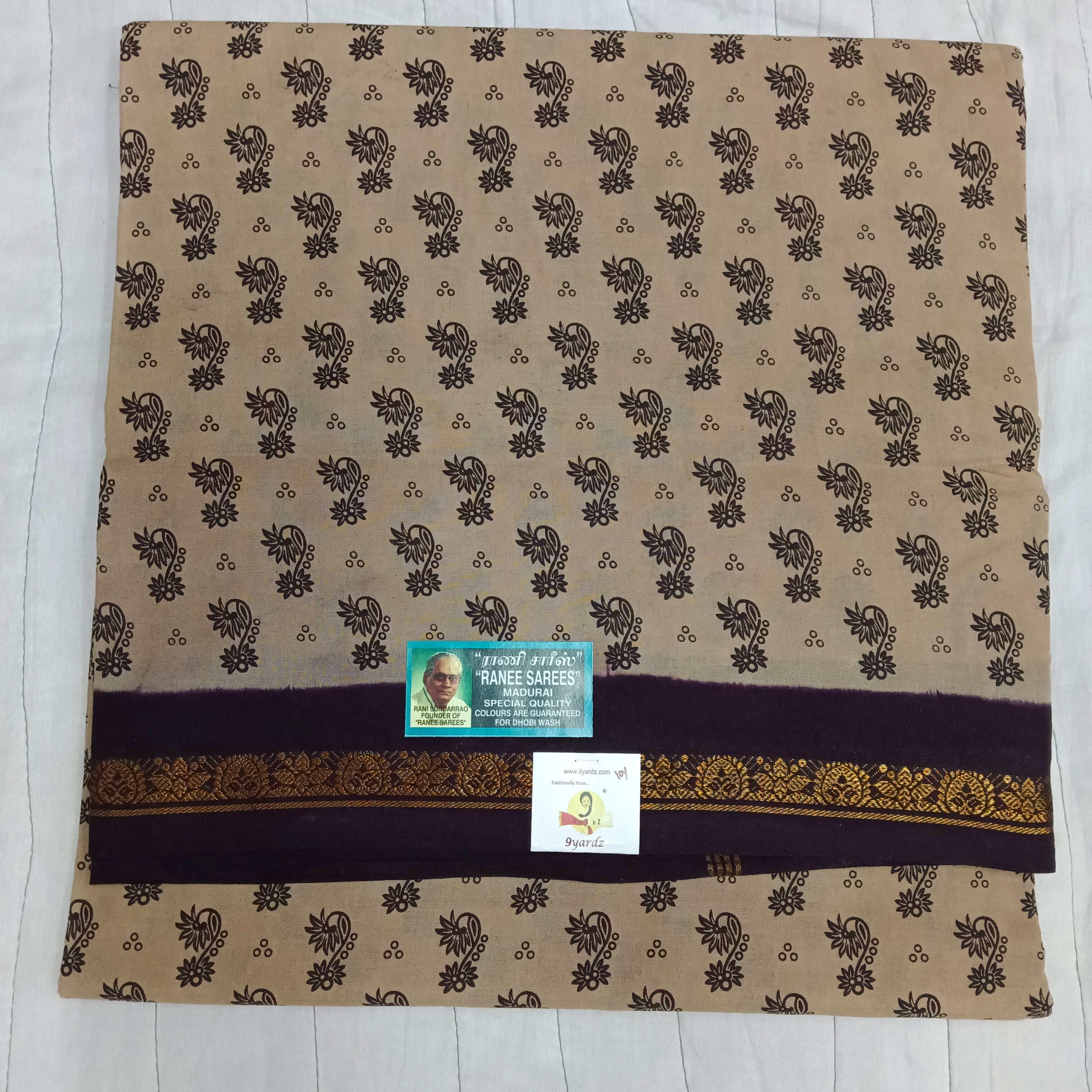 Ranee voyal saree 10yardz(9.1mtrs)