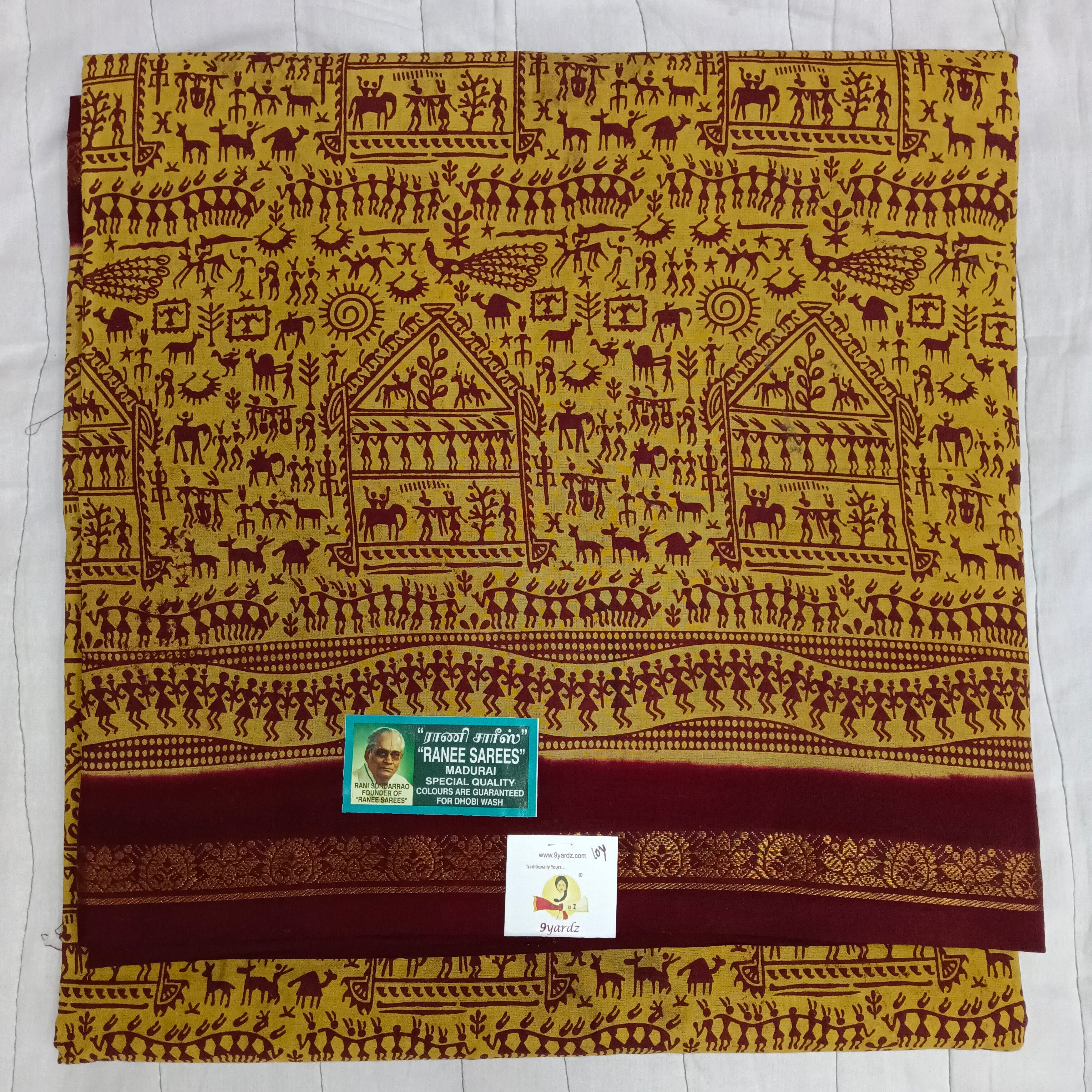 Ranee voyal saree 10yardz(9.1mtrs)