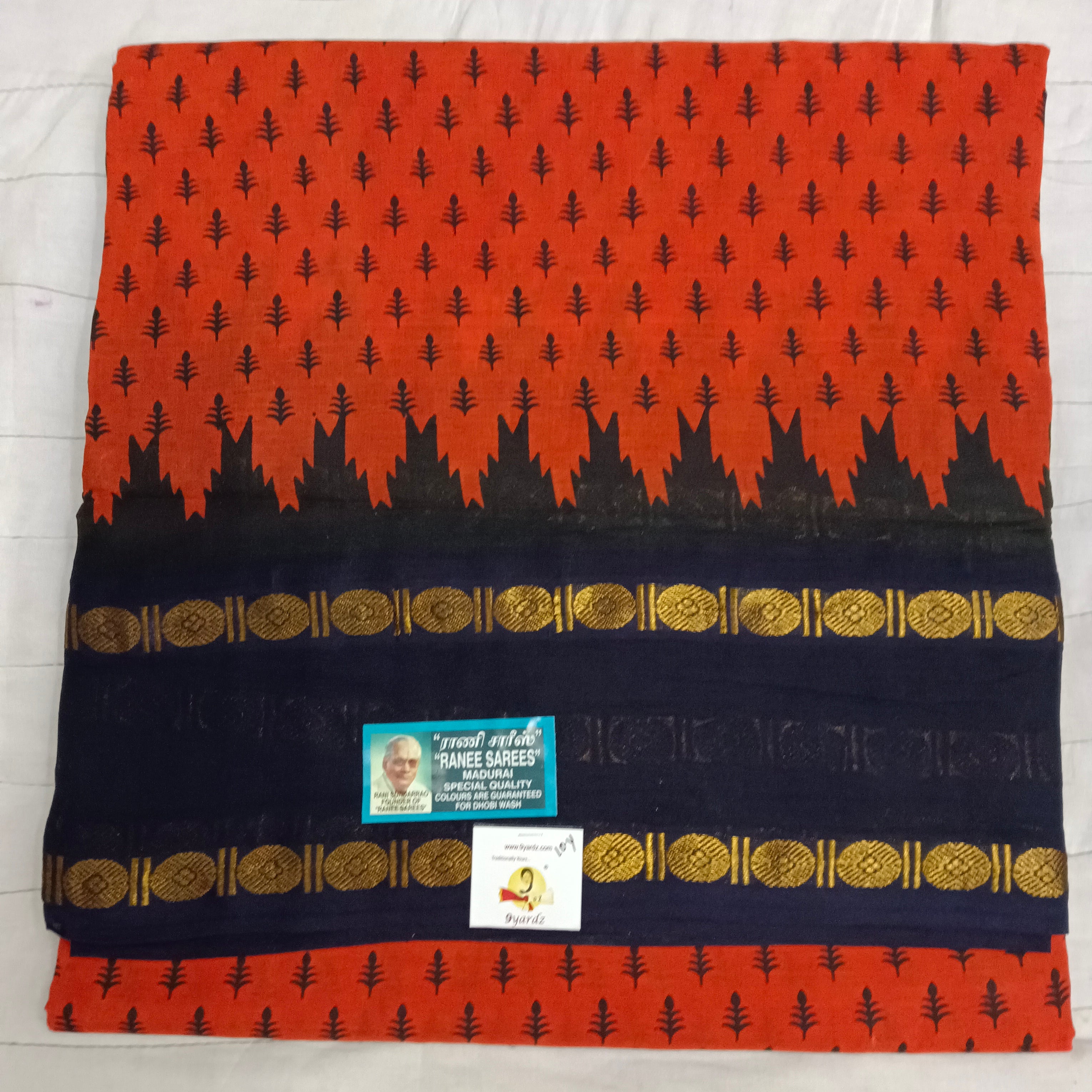 Ranee voyal saree 10yardz(9.1mtrs)