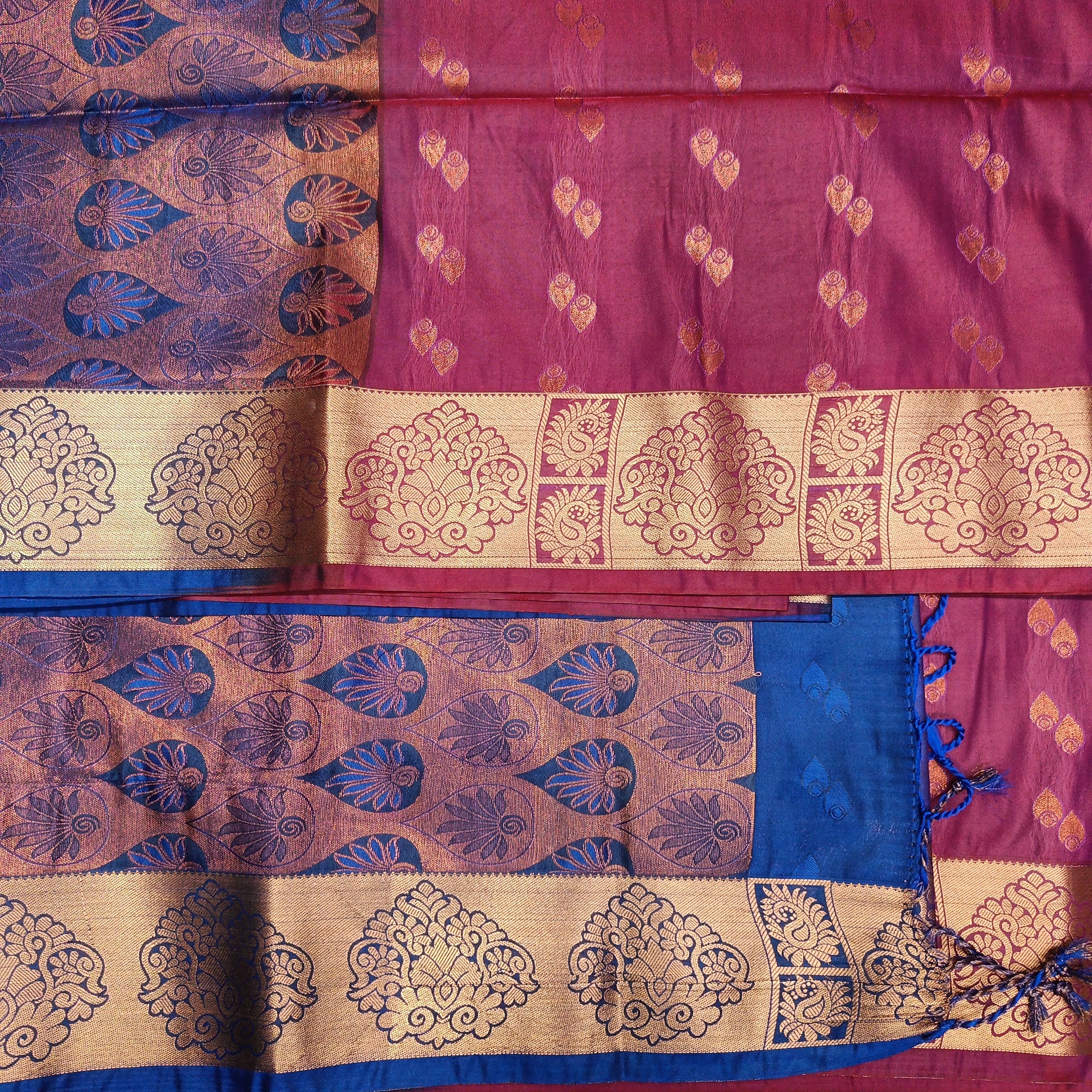 Art silk 6yardz sarees