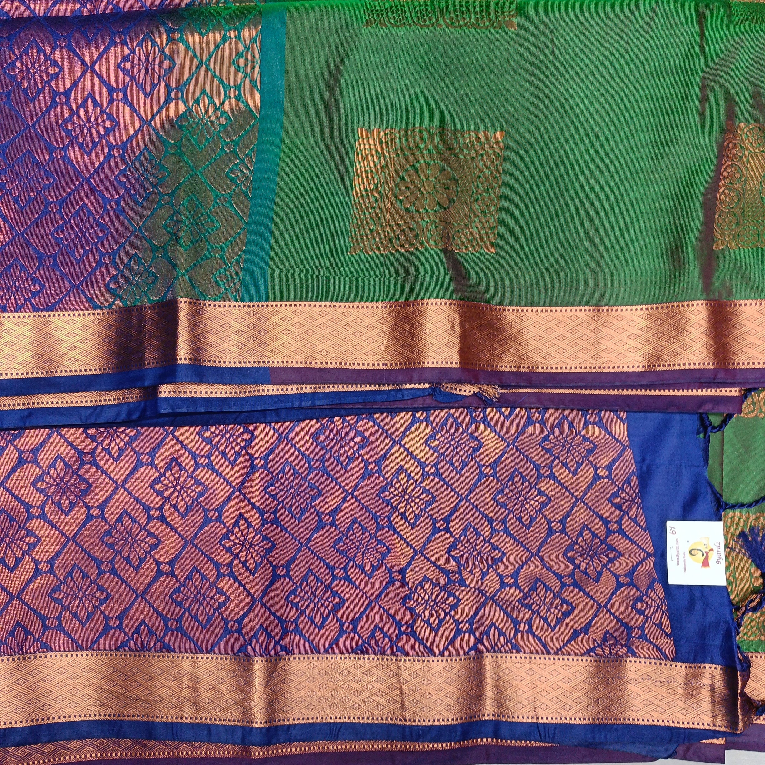 Art silk 6yardz sarees