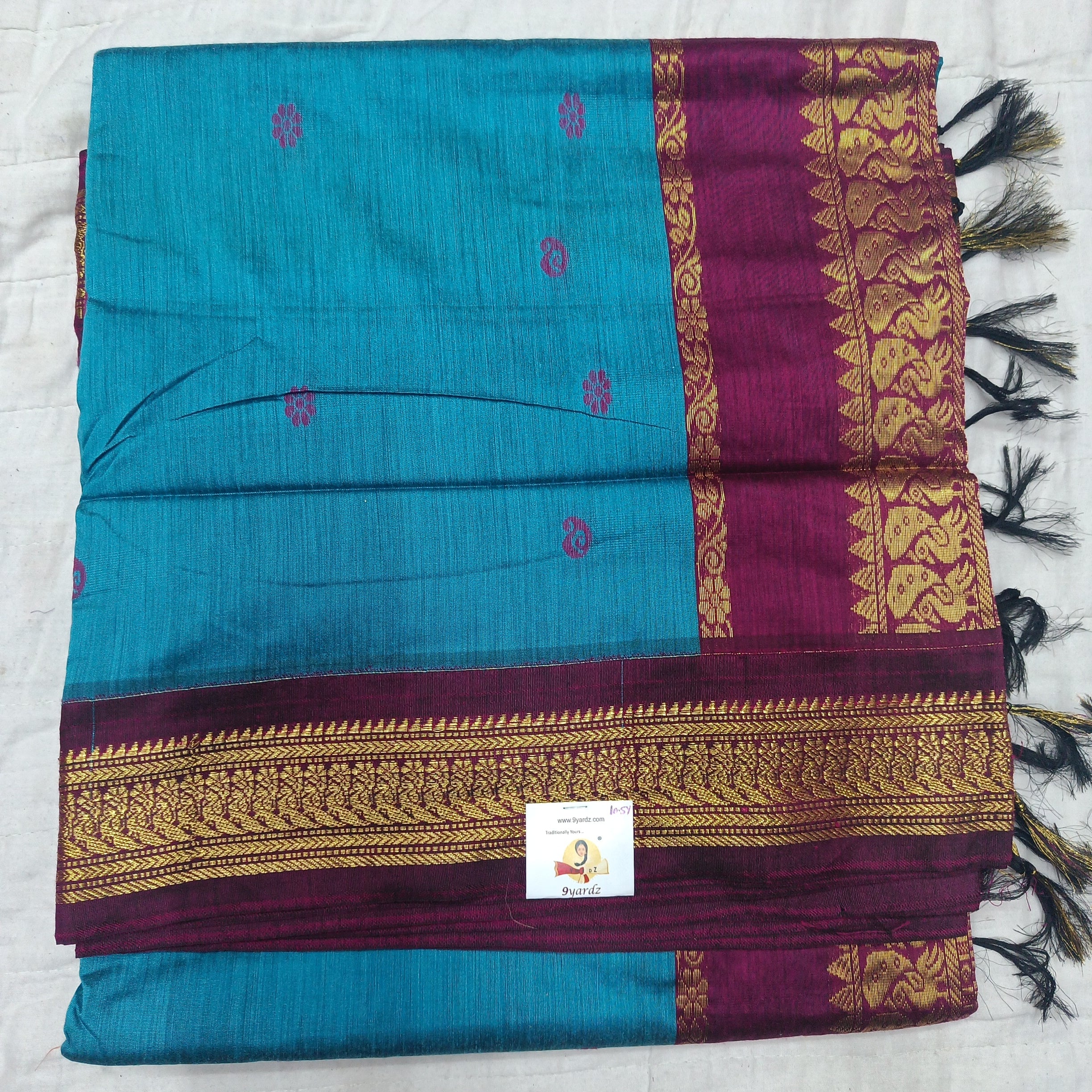 Kalyani Cotton Butta  10.5yards