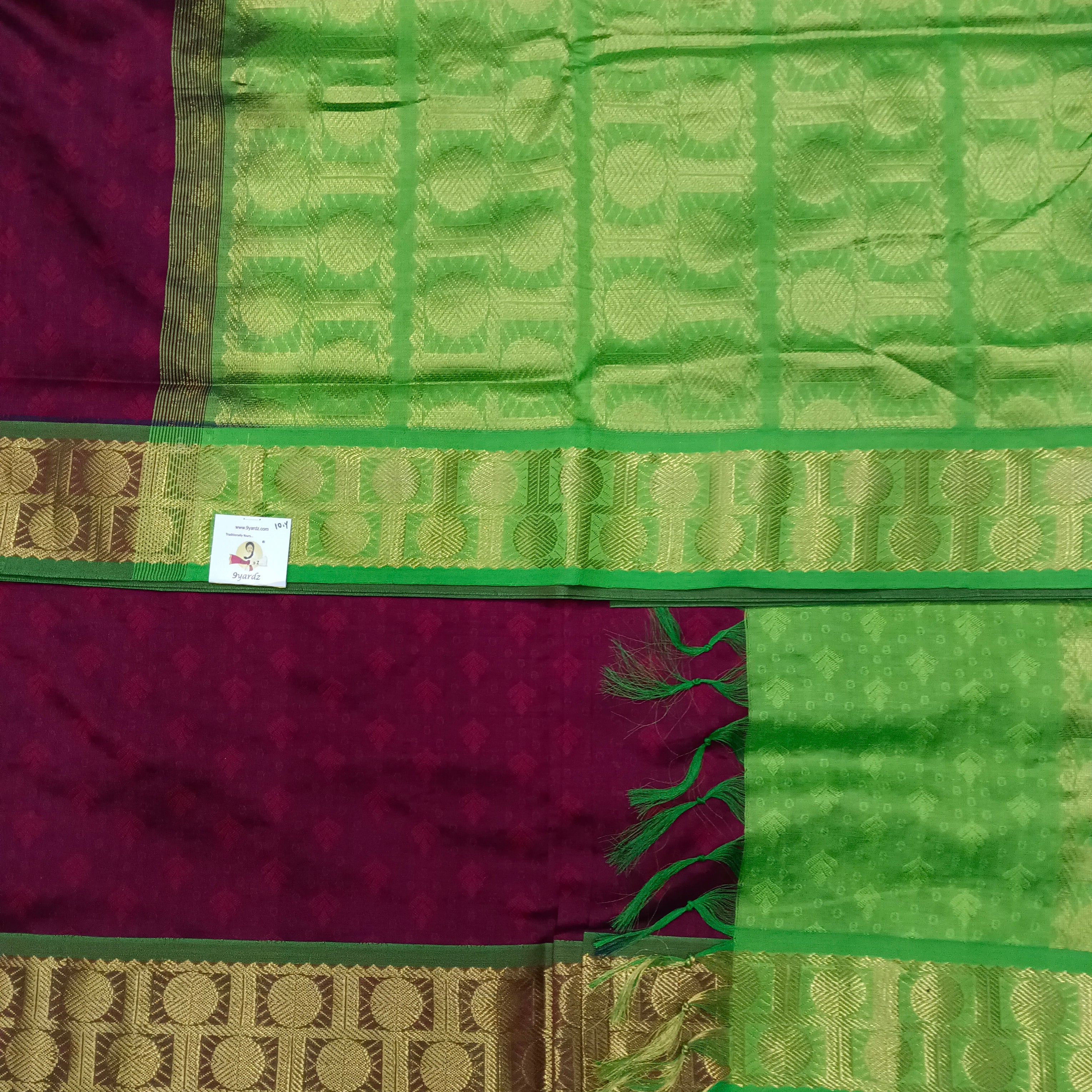 Semi Silk cotton Embossed Madisar